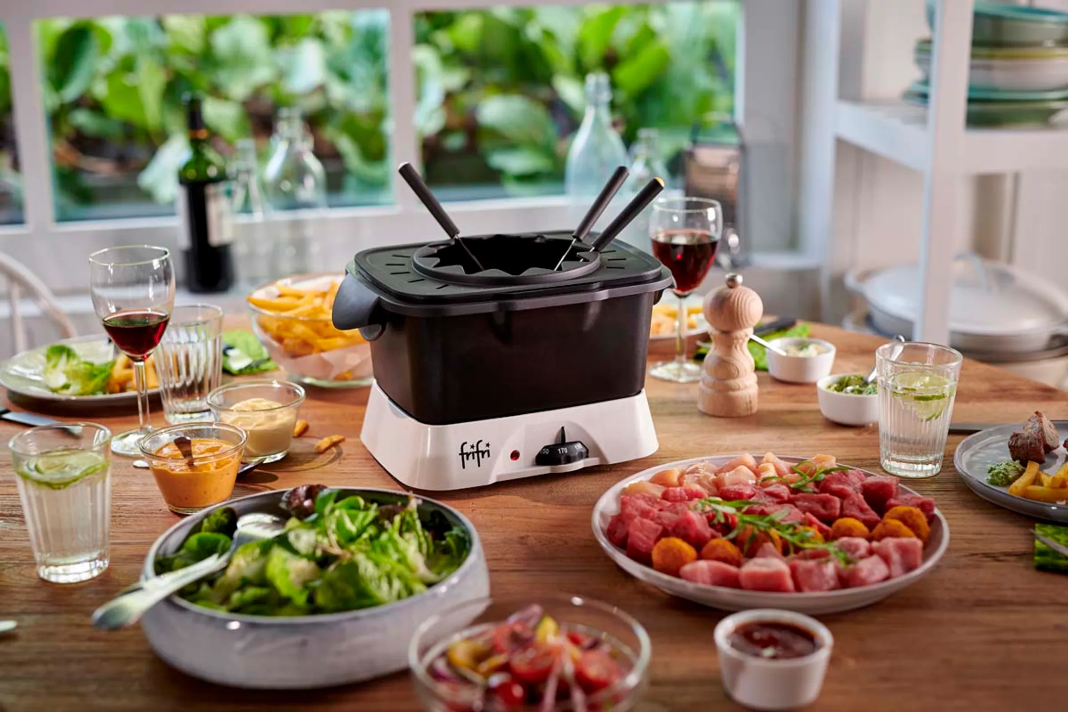 FriFri Friteuse 2-en-1 Duo Gourmet image