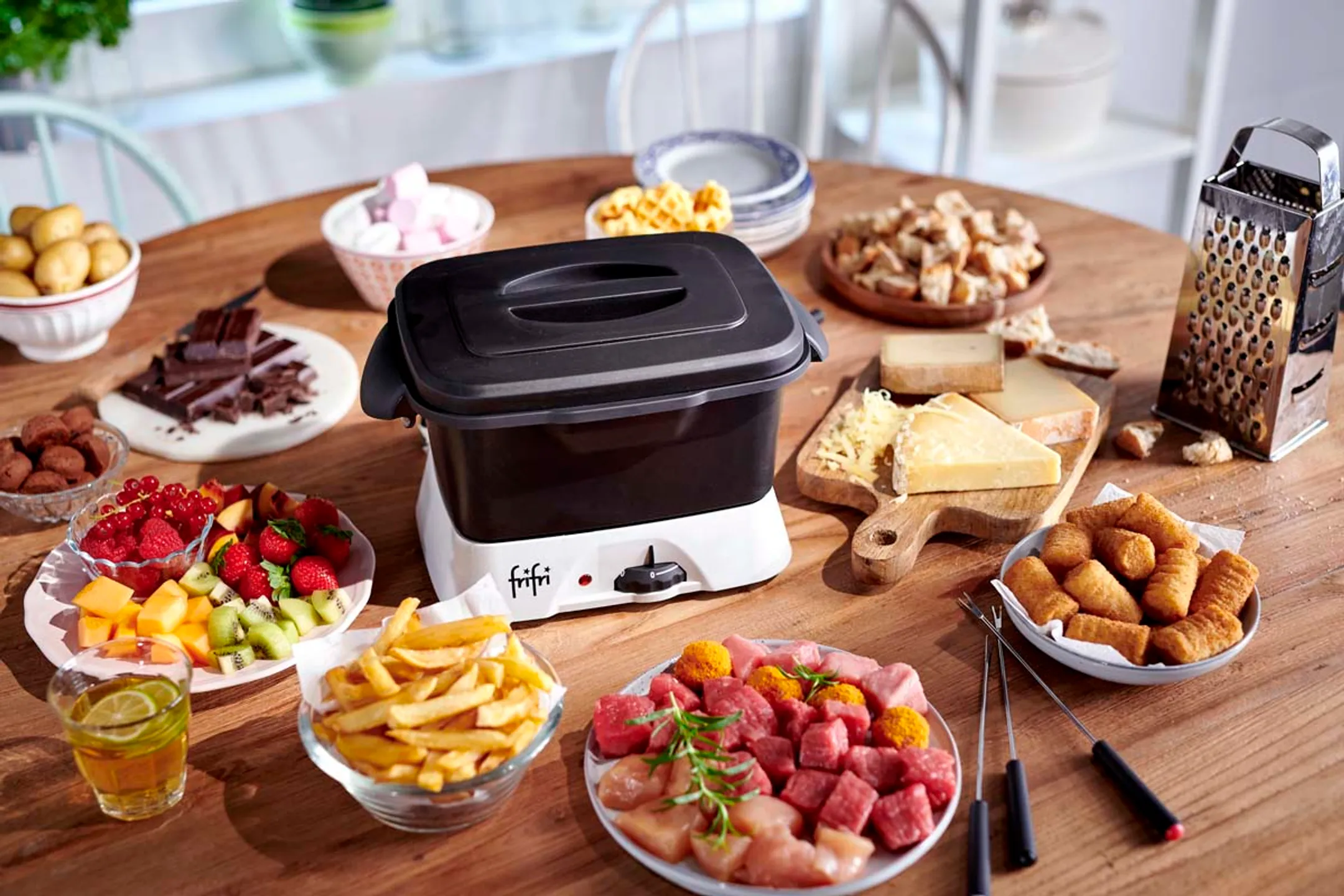 FriFri Friteuse 2-en-1 Duo Gourmet image