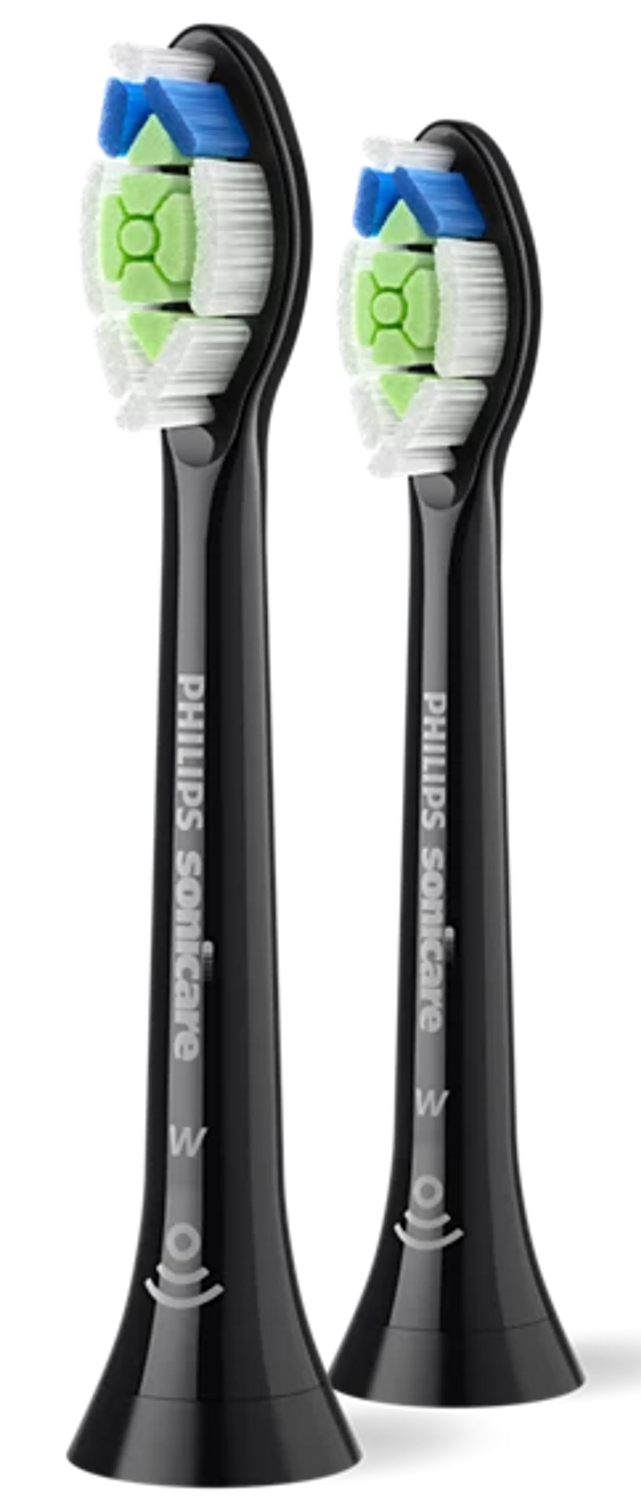 Toothbrush head Sonicare Optimal White - 2 pieces - Black