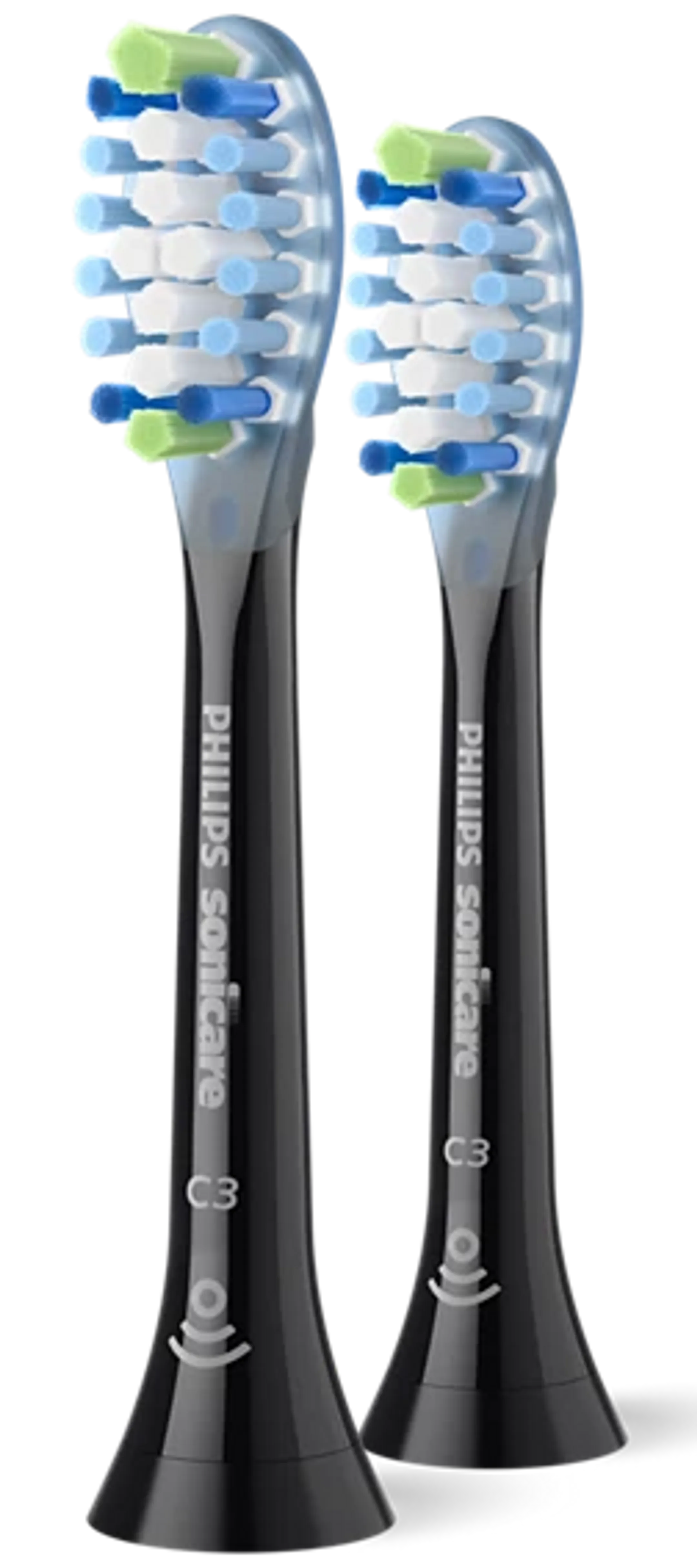 Toothbrush head Sonicare Premium Plaque Defense - 2 pcs - Black