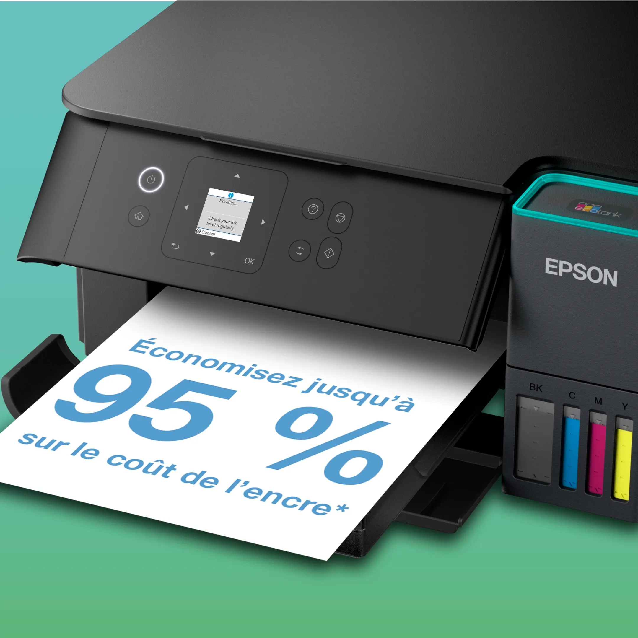 Epson Imprimante Multifonction Eco Tank ET-2951 - Noir image