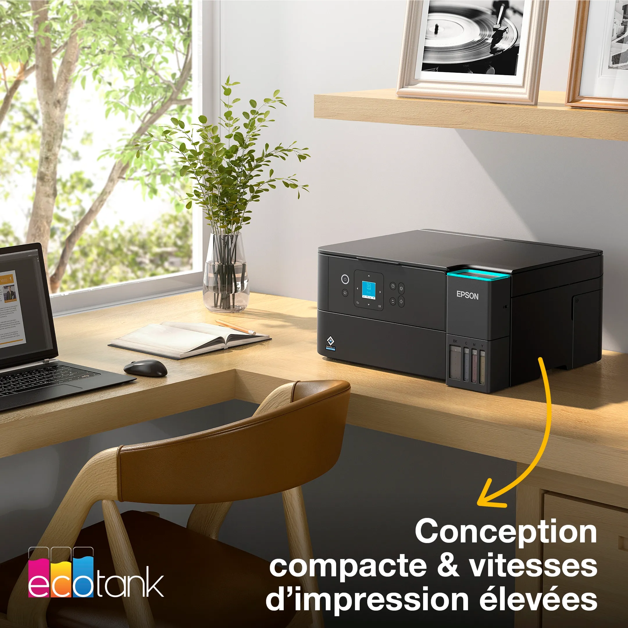 Epson Imprimante Multifonction Eco Tank ET-2951 - Noir image