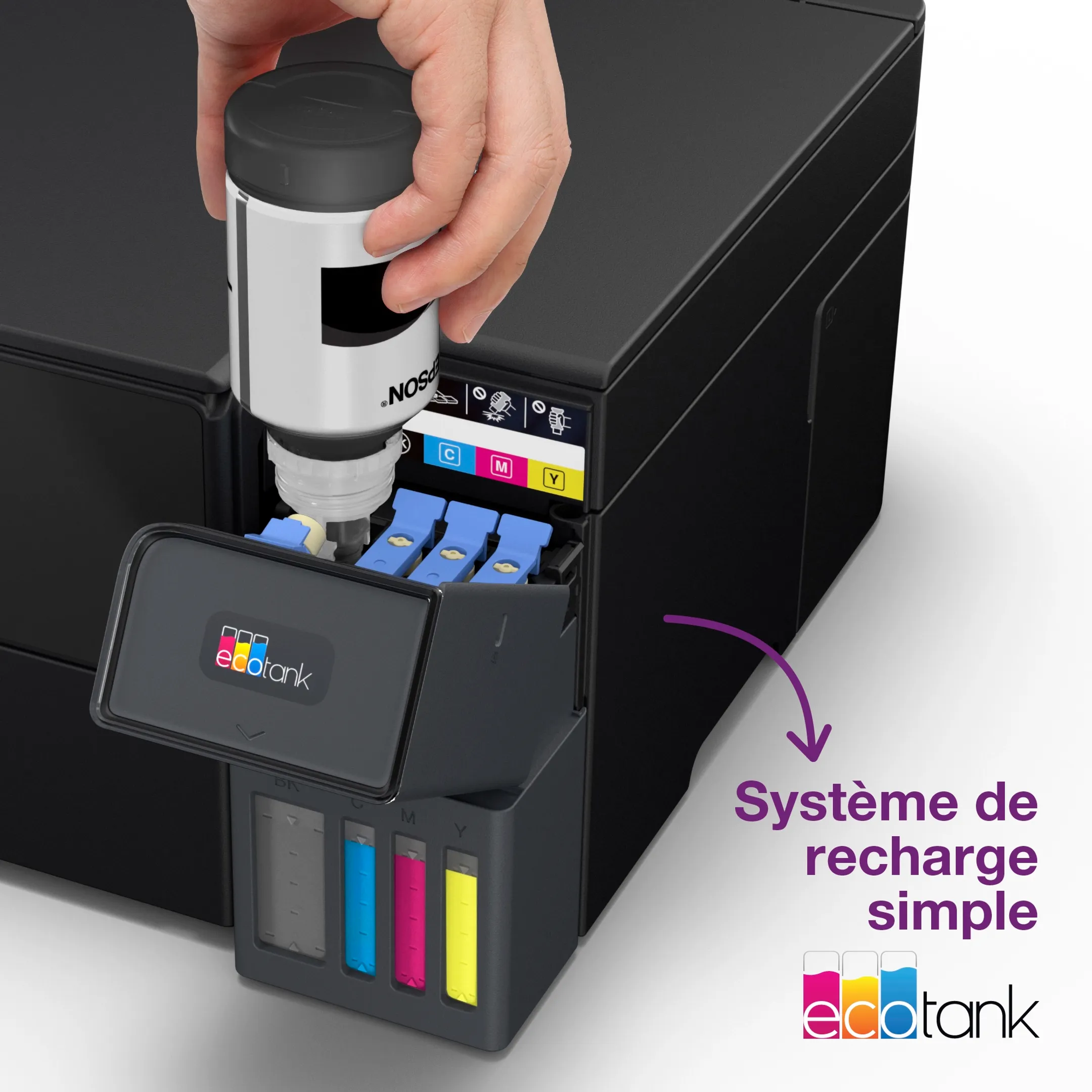 Epson Imprimante Multifonction Eco Tank ET-2951 - Noir image