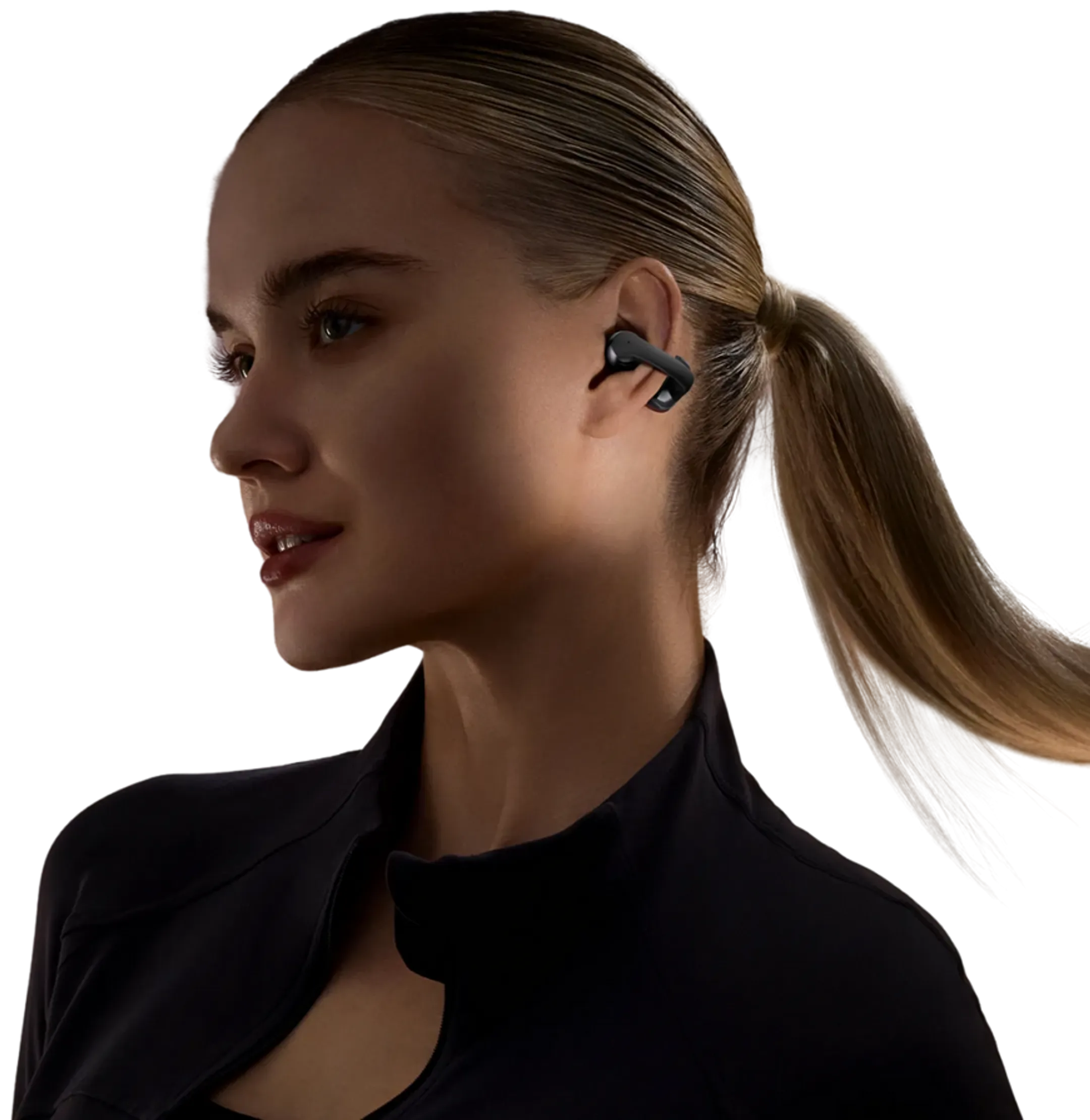 Shokz Wireless Earbuds OpenDots One - Black image