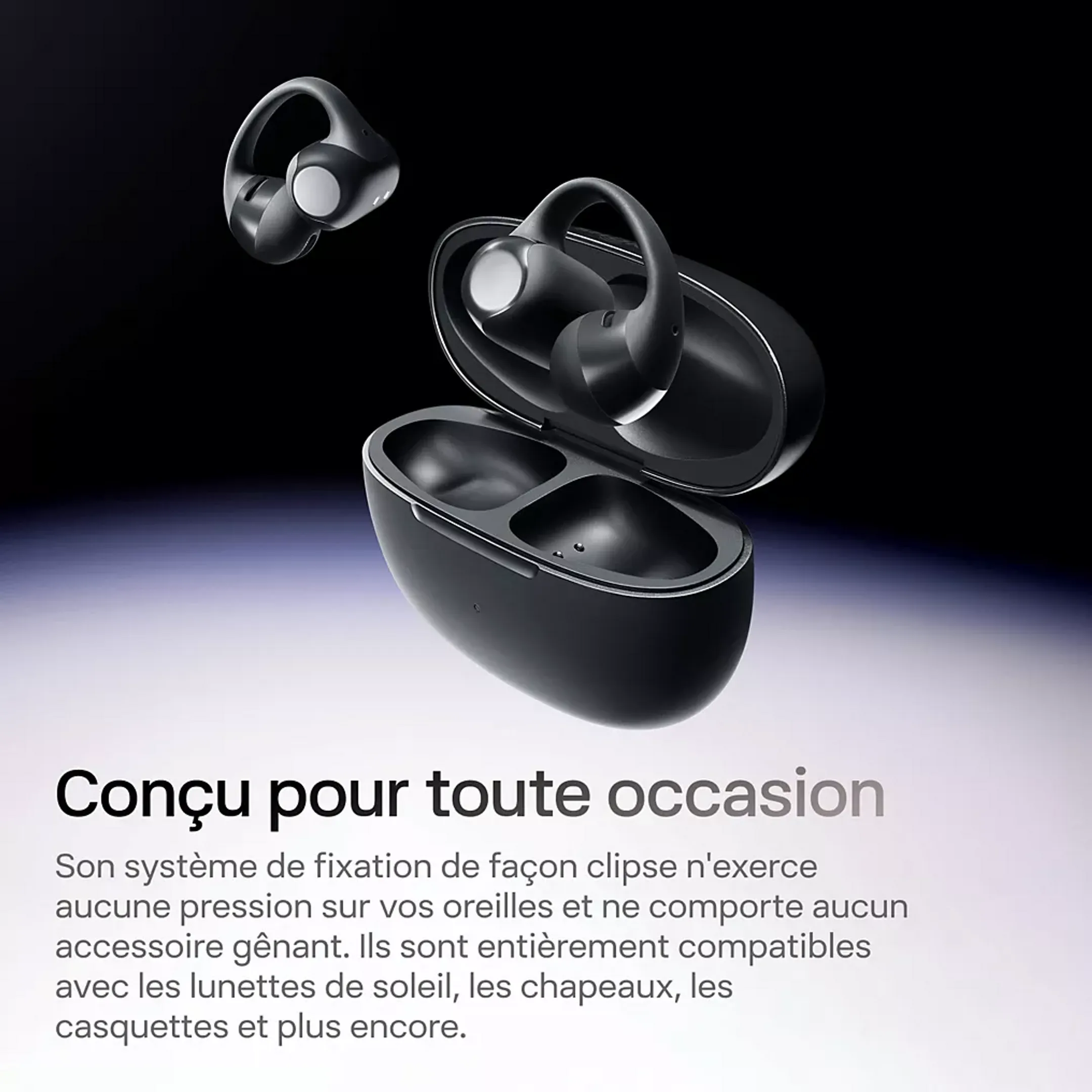 Shokz Ecouteurs sans fil OpenDots One - Noir image