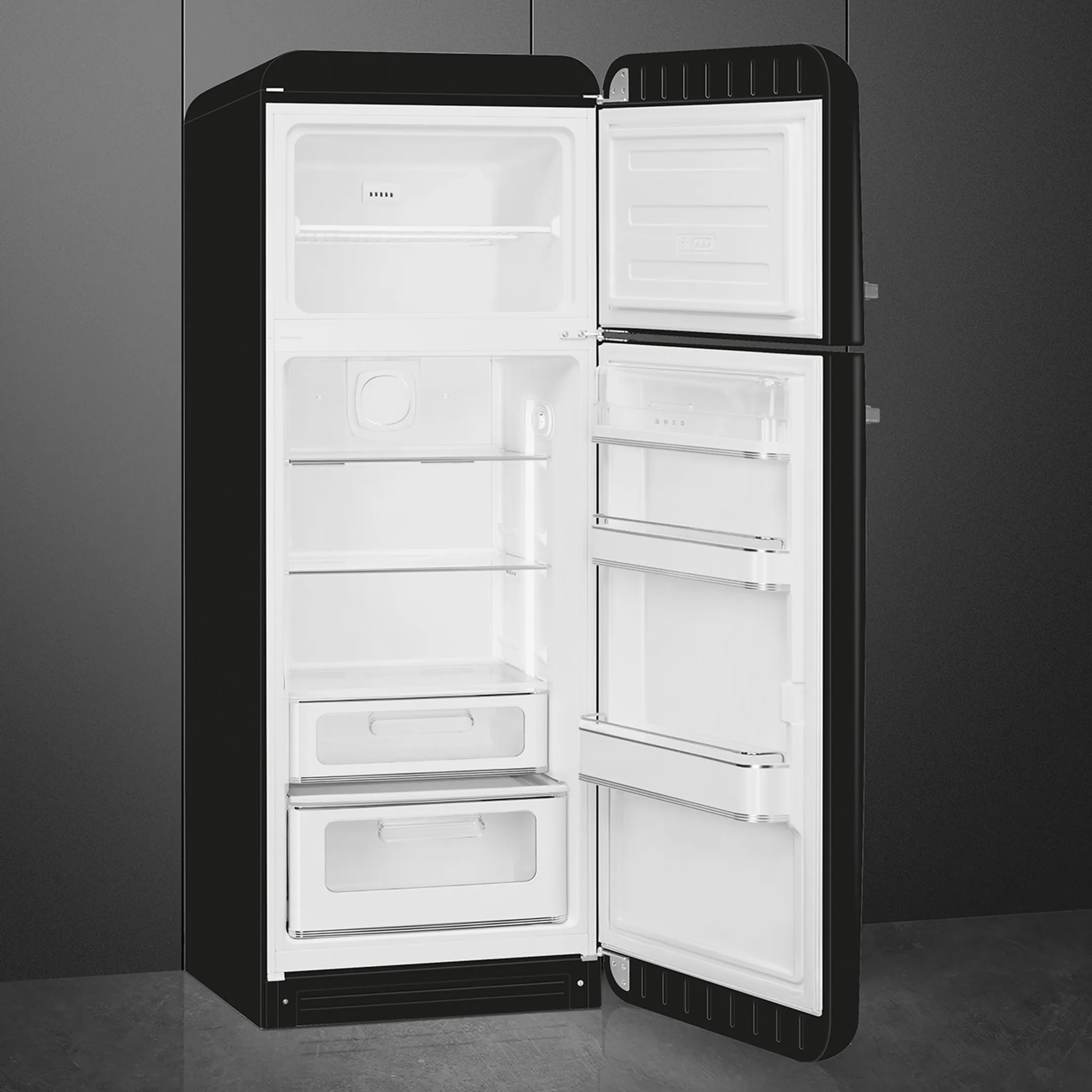 Smeg Combi frigo congélateur FAB30RBL6 - Noir image