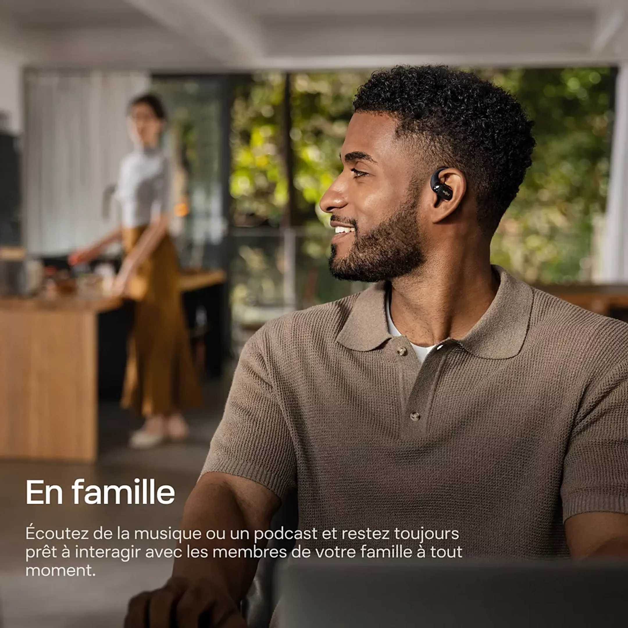 Shokz Ecouteurs sans fils OpenFit 2+ - Noir image