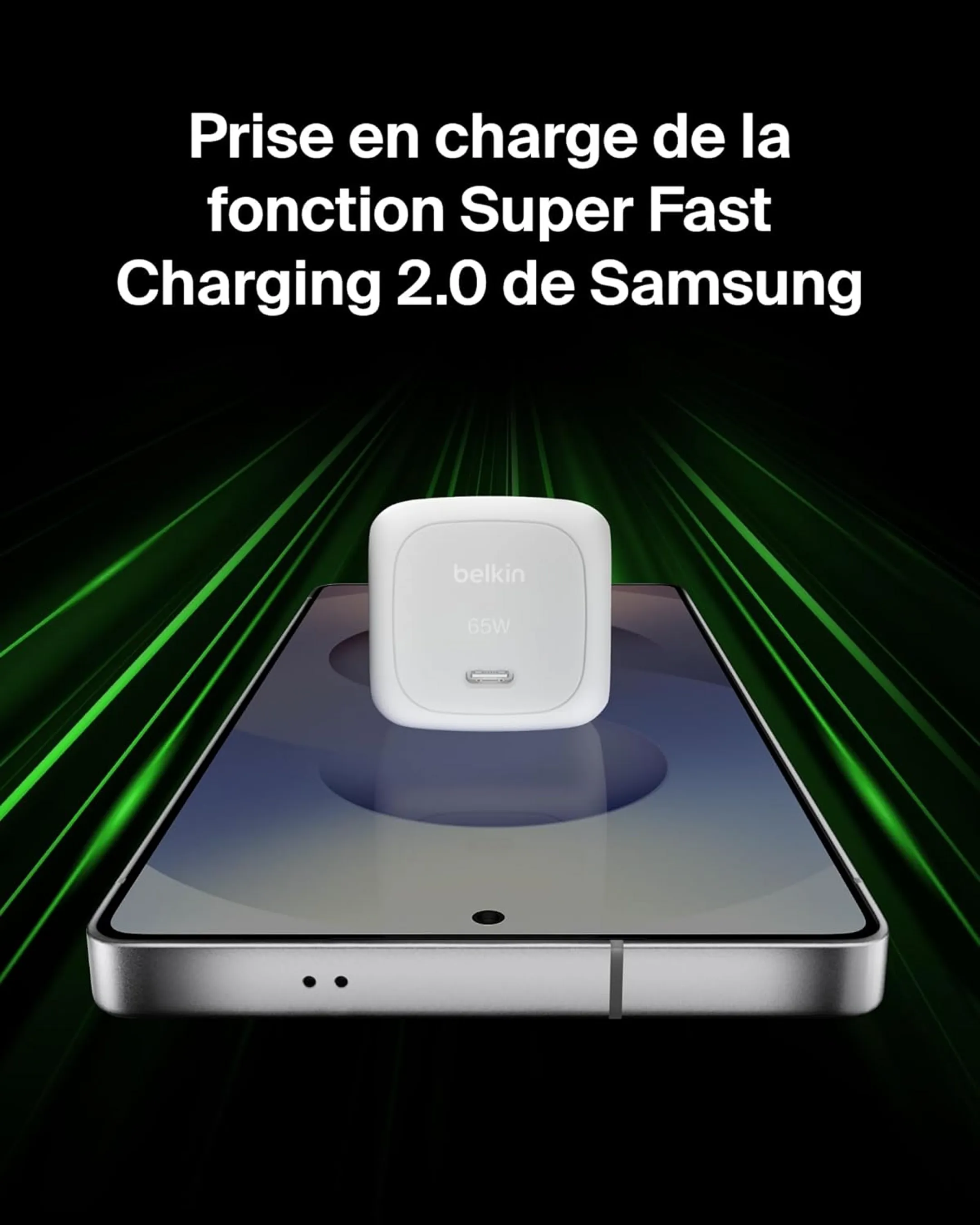 Belkin Chargeur secteur USB-C BoostCharge - 65W - Blanc image