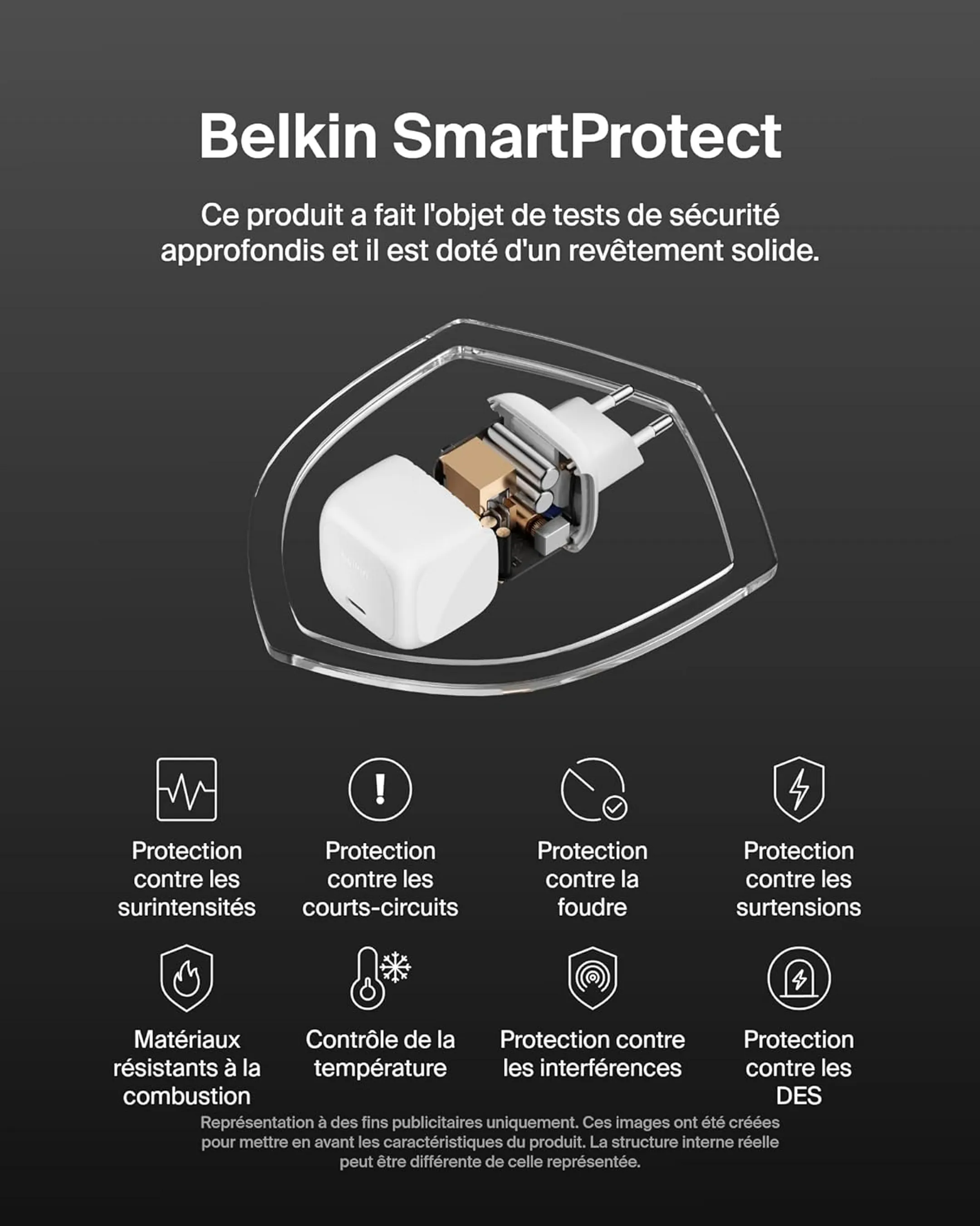 Belkin Chargeur secteur USB-C BoostCharge - 65W - Blanc image