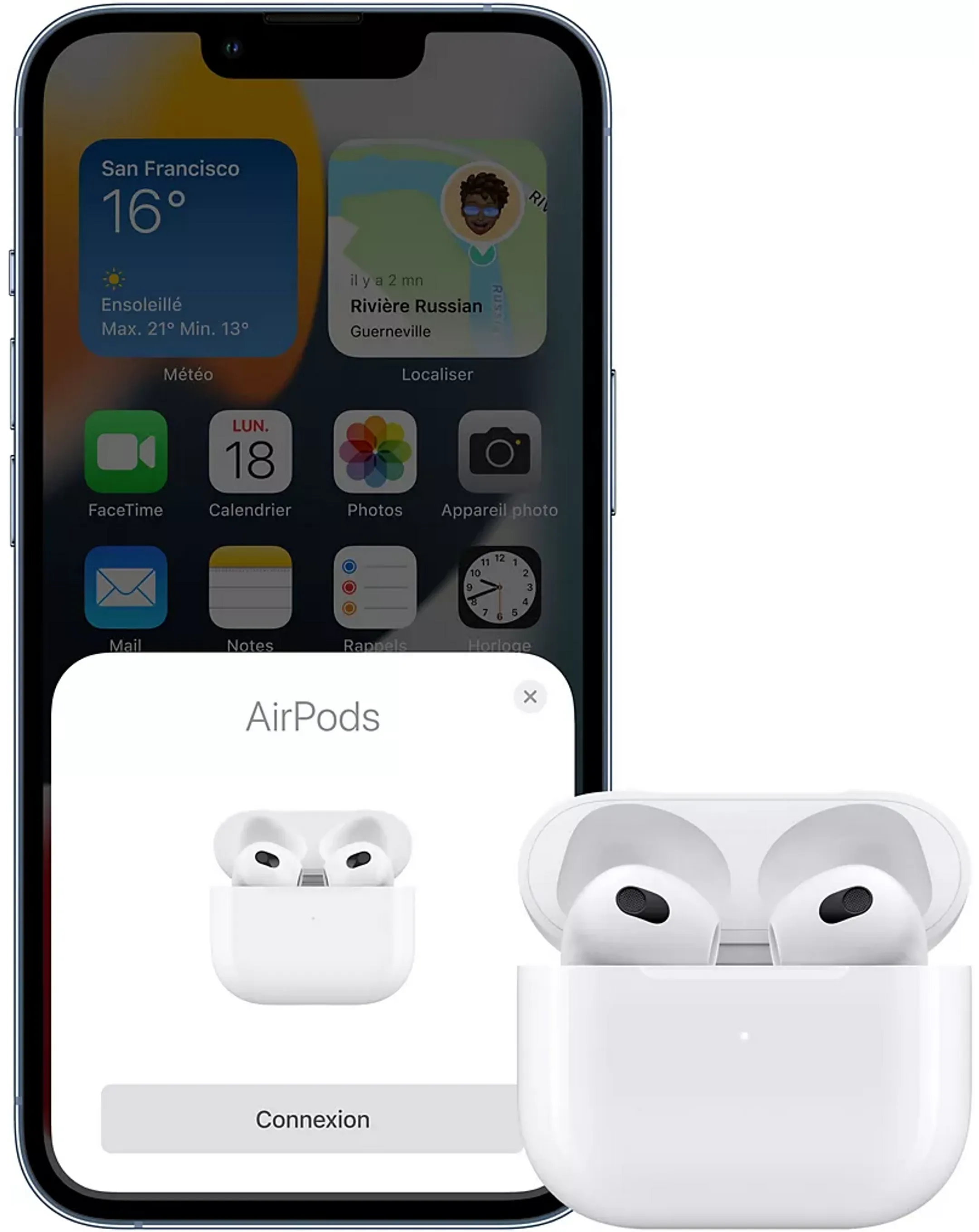 Apple Ecouteurs sans fil AirPods 3 Magsafe image
