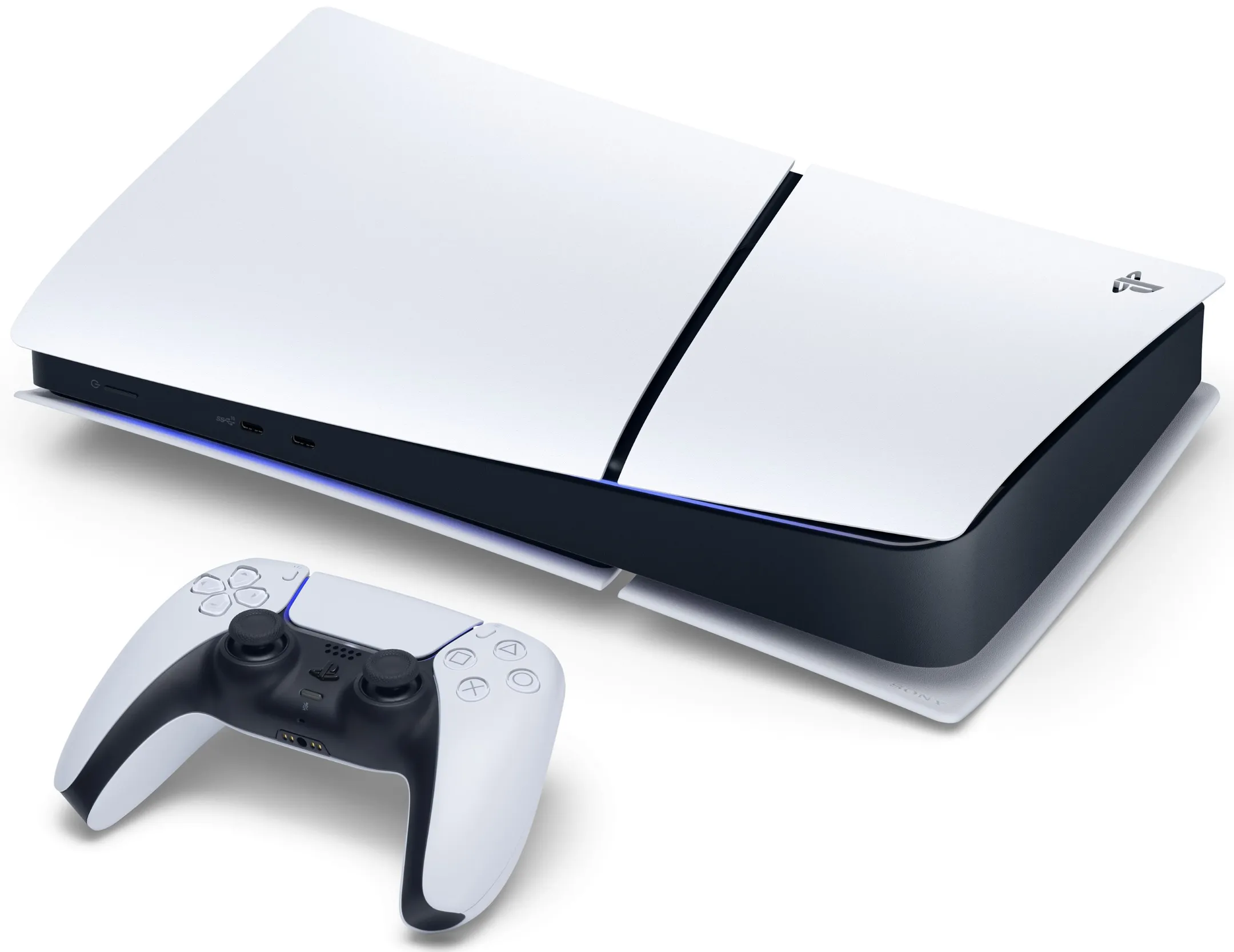 Playstation Console PS5 Slim (2025) - Digital Edition - Fortnite Flowering Chaos image