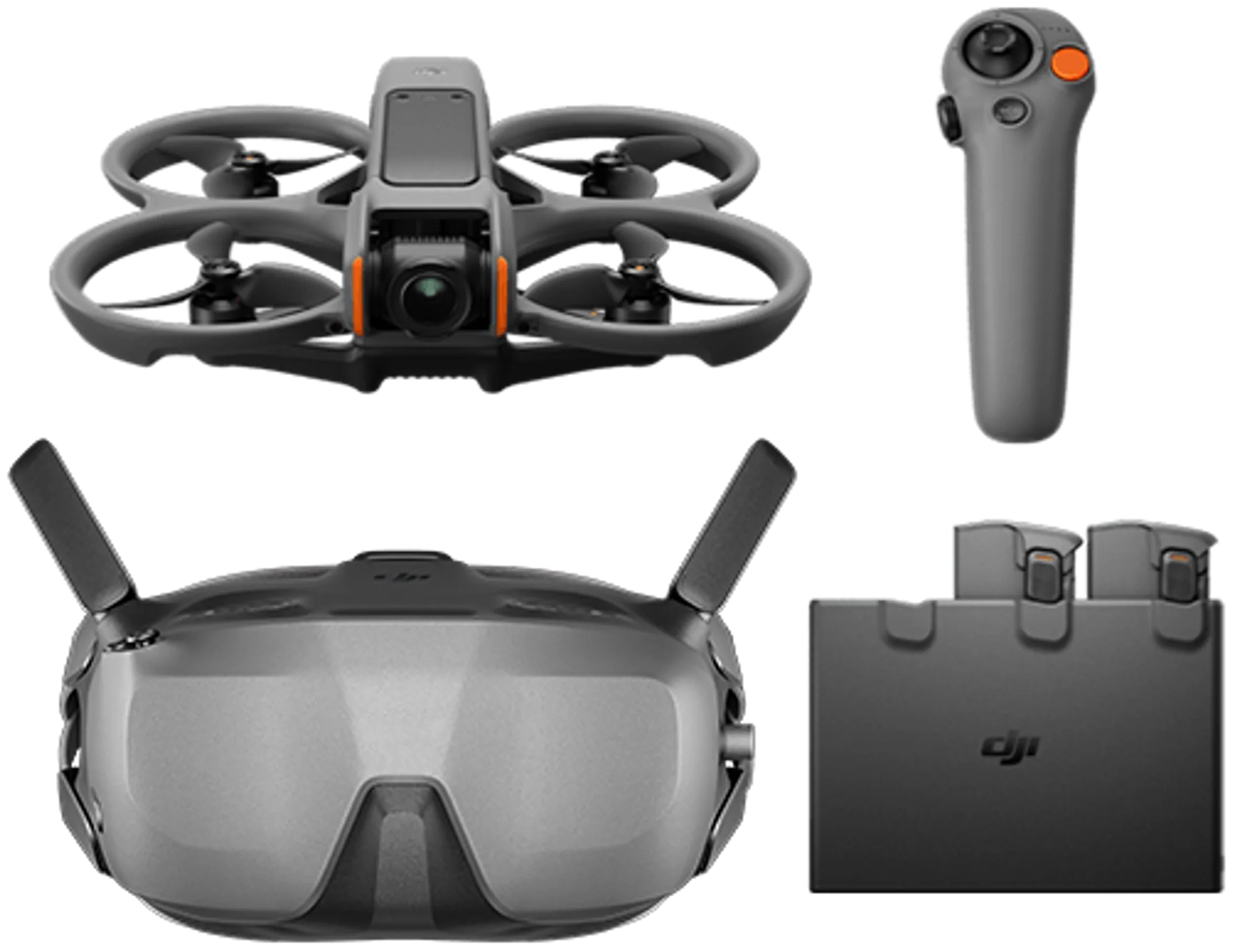 Drone Avata 2 Fly Smart Combo (trois batteries)