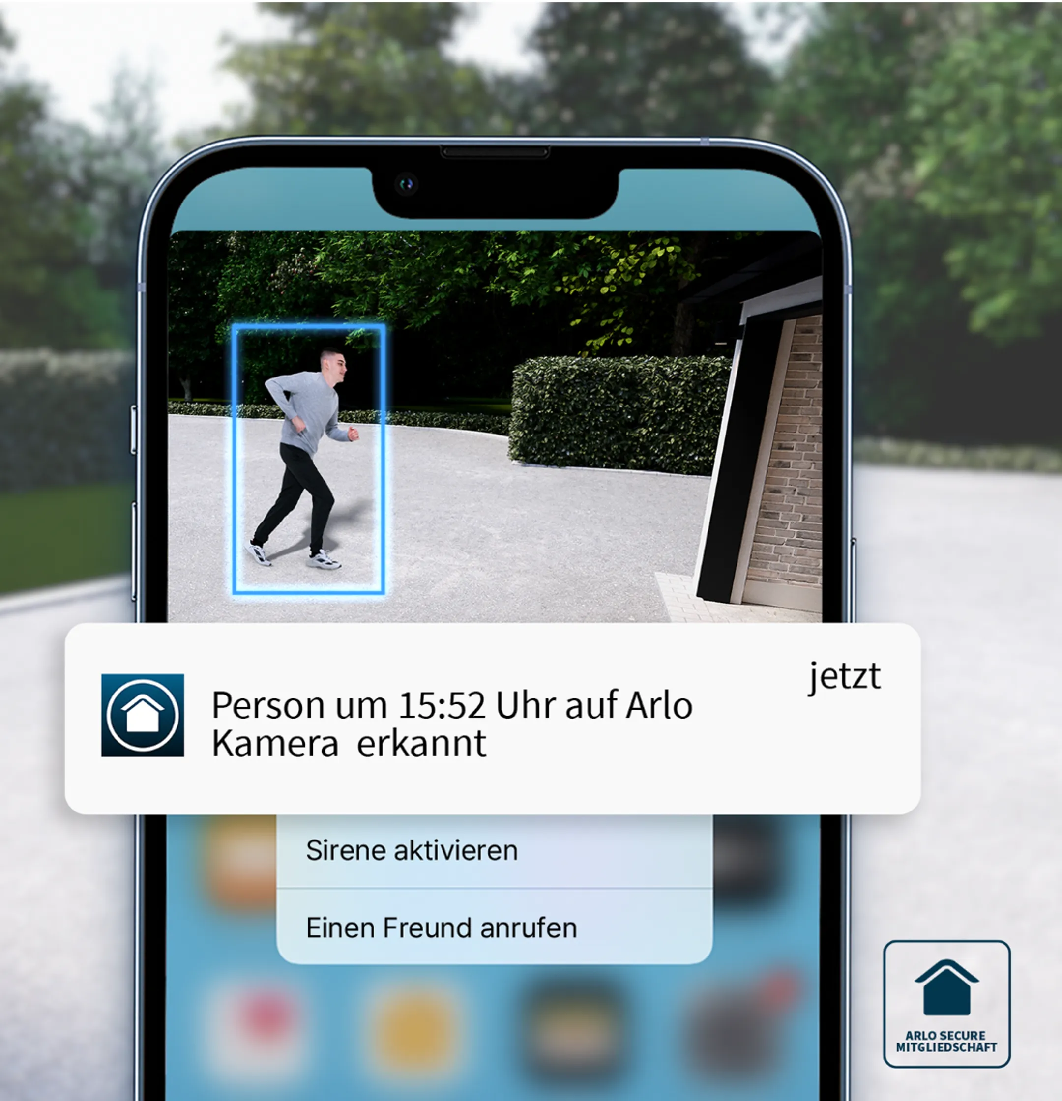 ARLO Außenkamera Essential 2K + HD-Video-Türklingel image