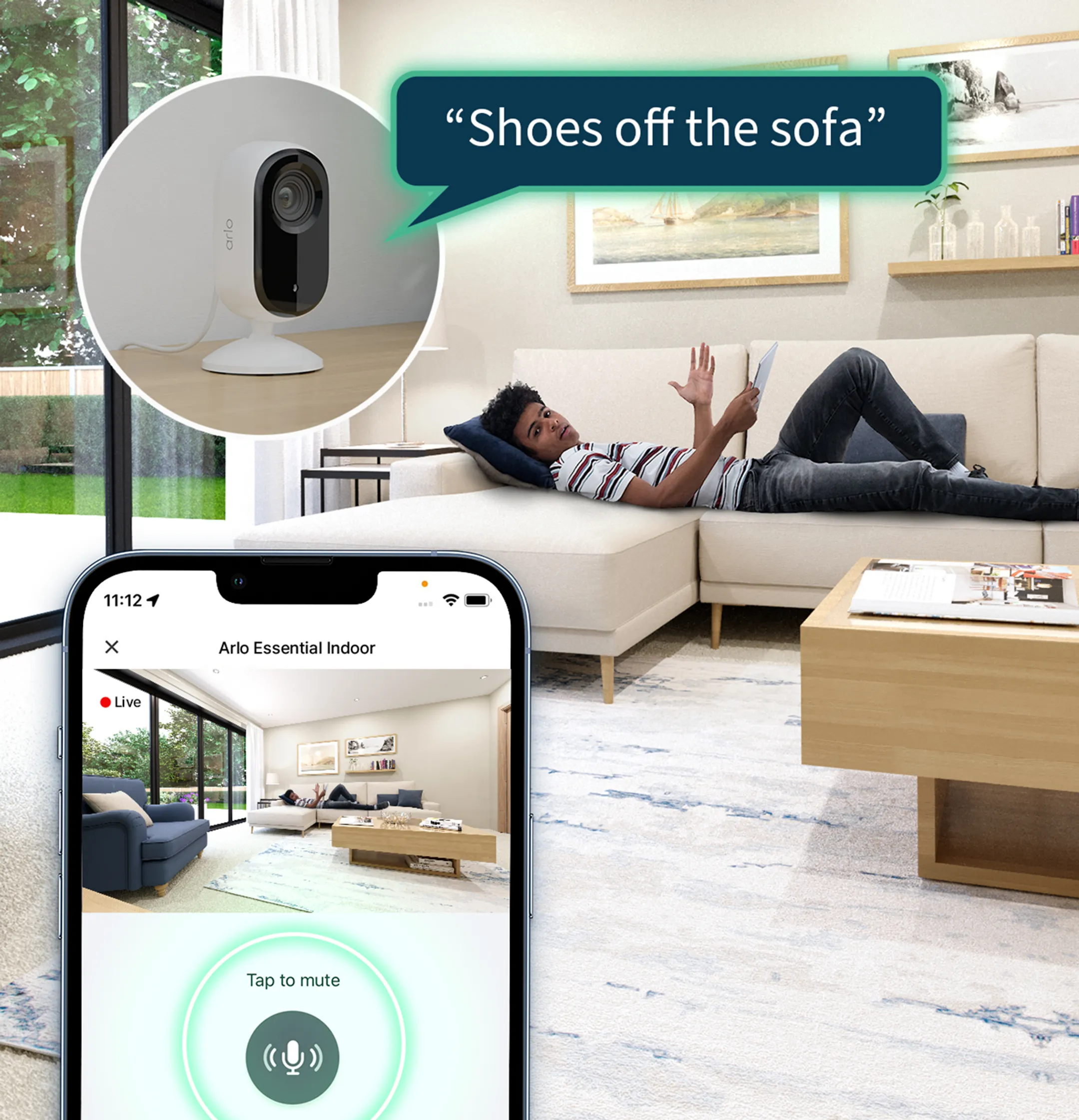 ARLO Outdoor camera Essential 2K + Indoor camera Essential 2K image