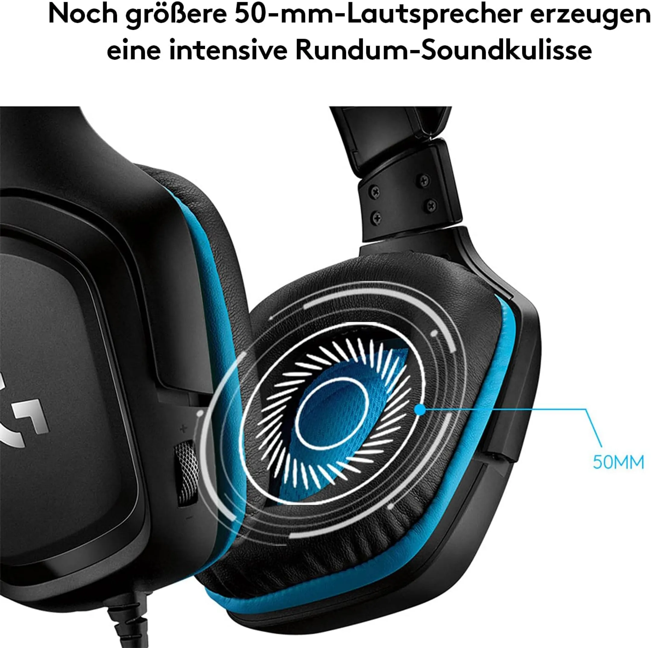 Logitech Gaming-Headset G432 – Schwarz image