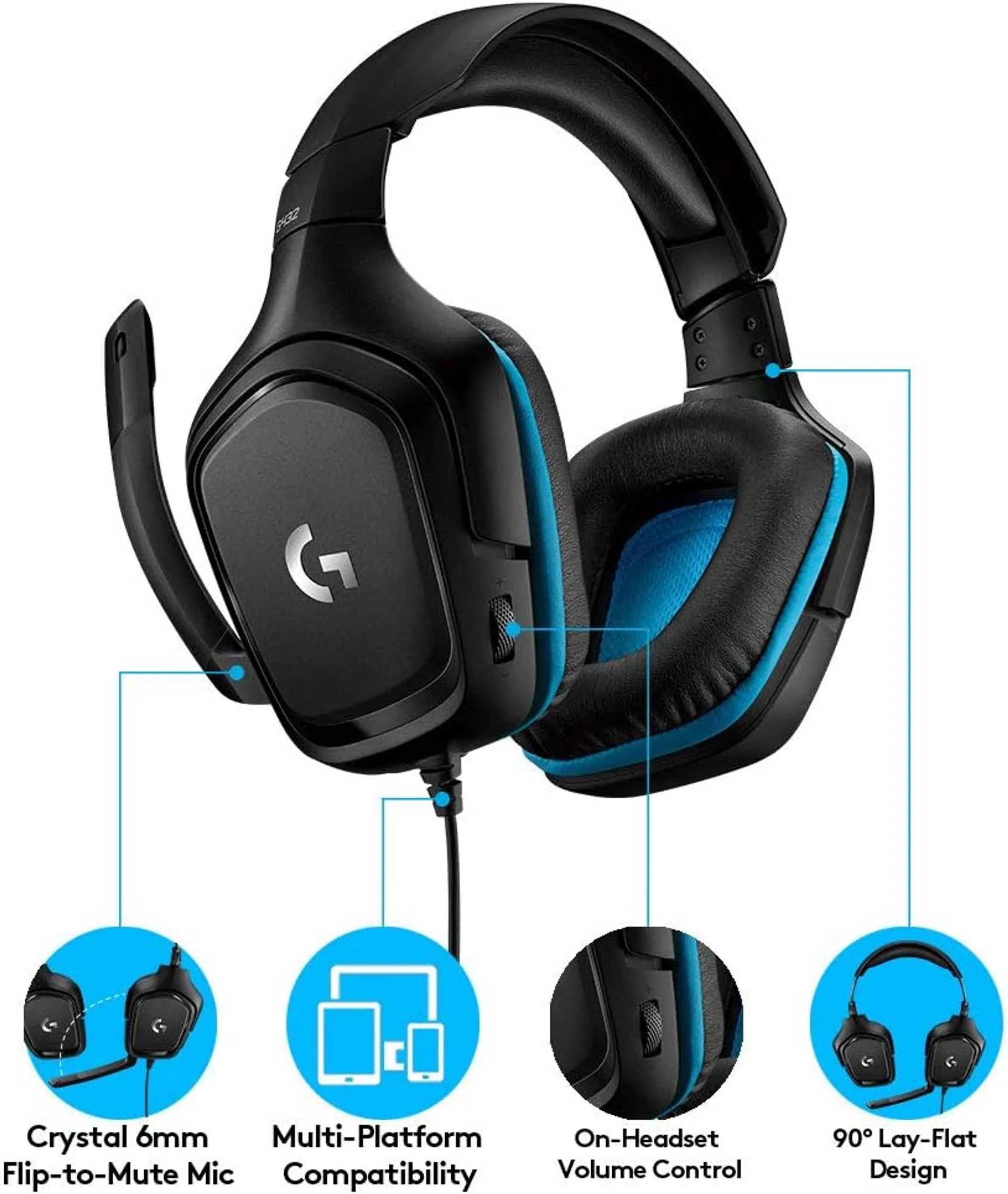 Logitech Gaming Headset G432 – Schwarz image