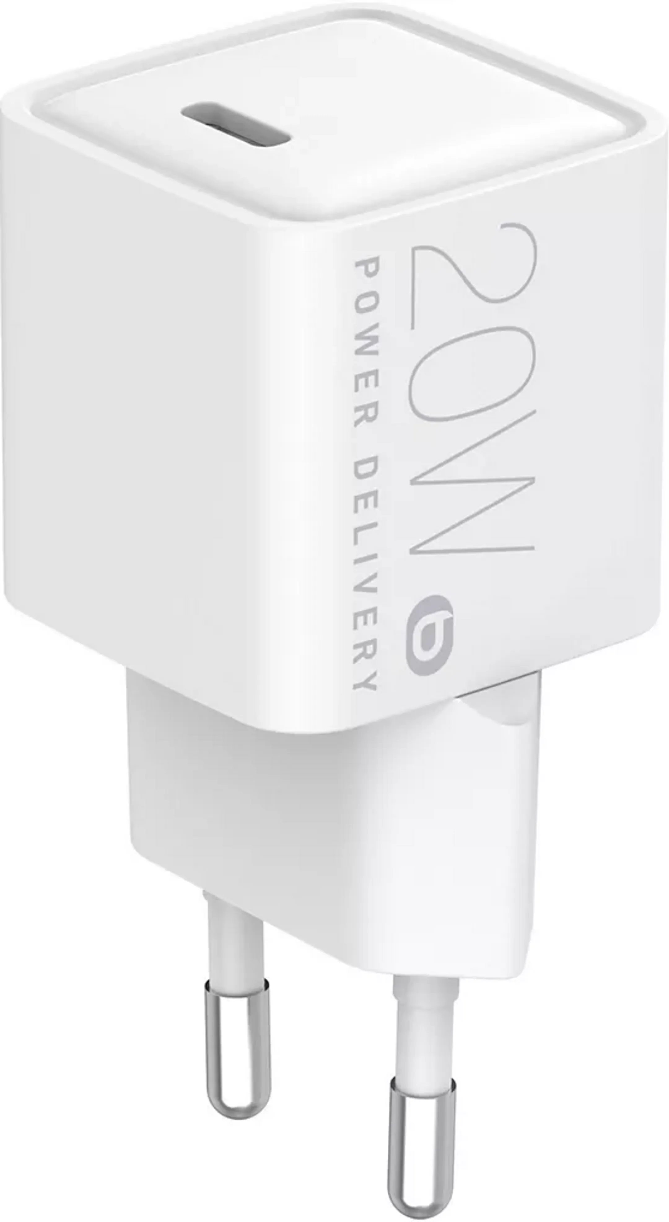 ESSENTIEL-B Chargeur secteur PowerDelivery USB-C - 20W - Blanc image
