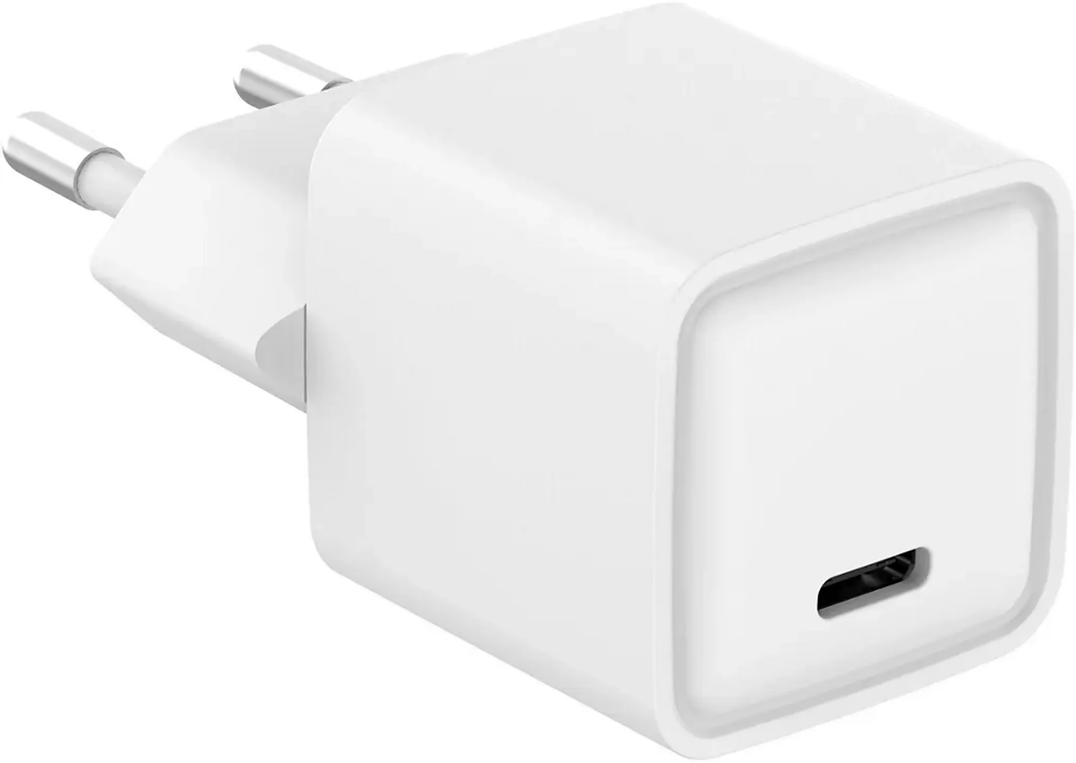 ESSENTIEL-B Chargeur secteur USB-C 20W + Cable USB-C 1m - Blanc image