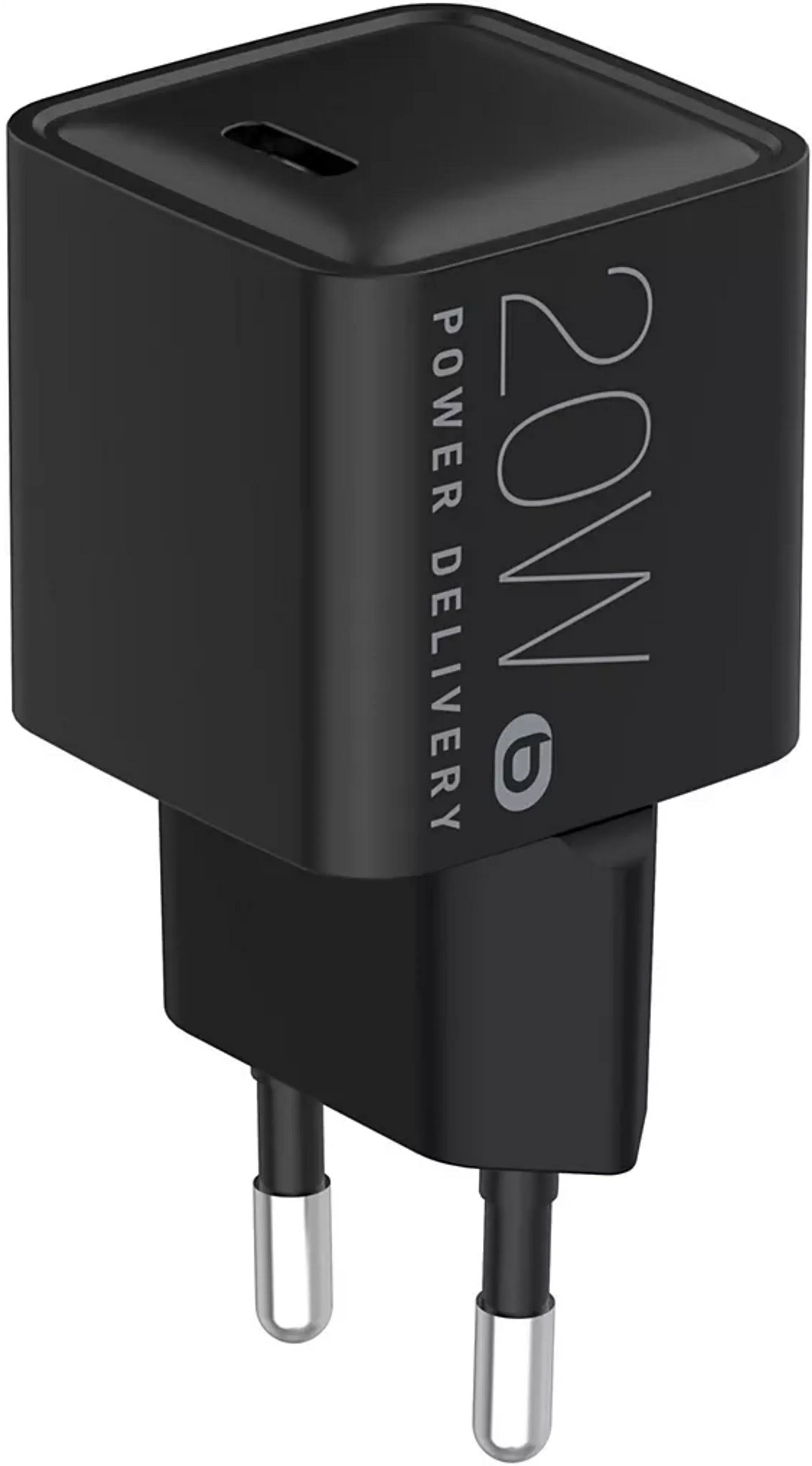 ESSENTIEL-B Chargeur secteur USB-C 20W + Cable USB-C 1m - Noir image