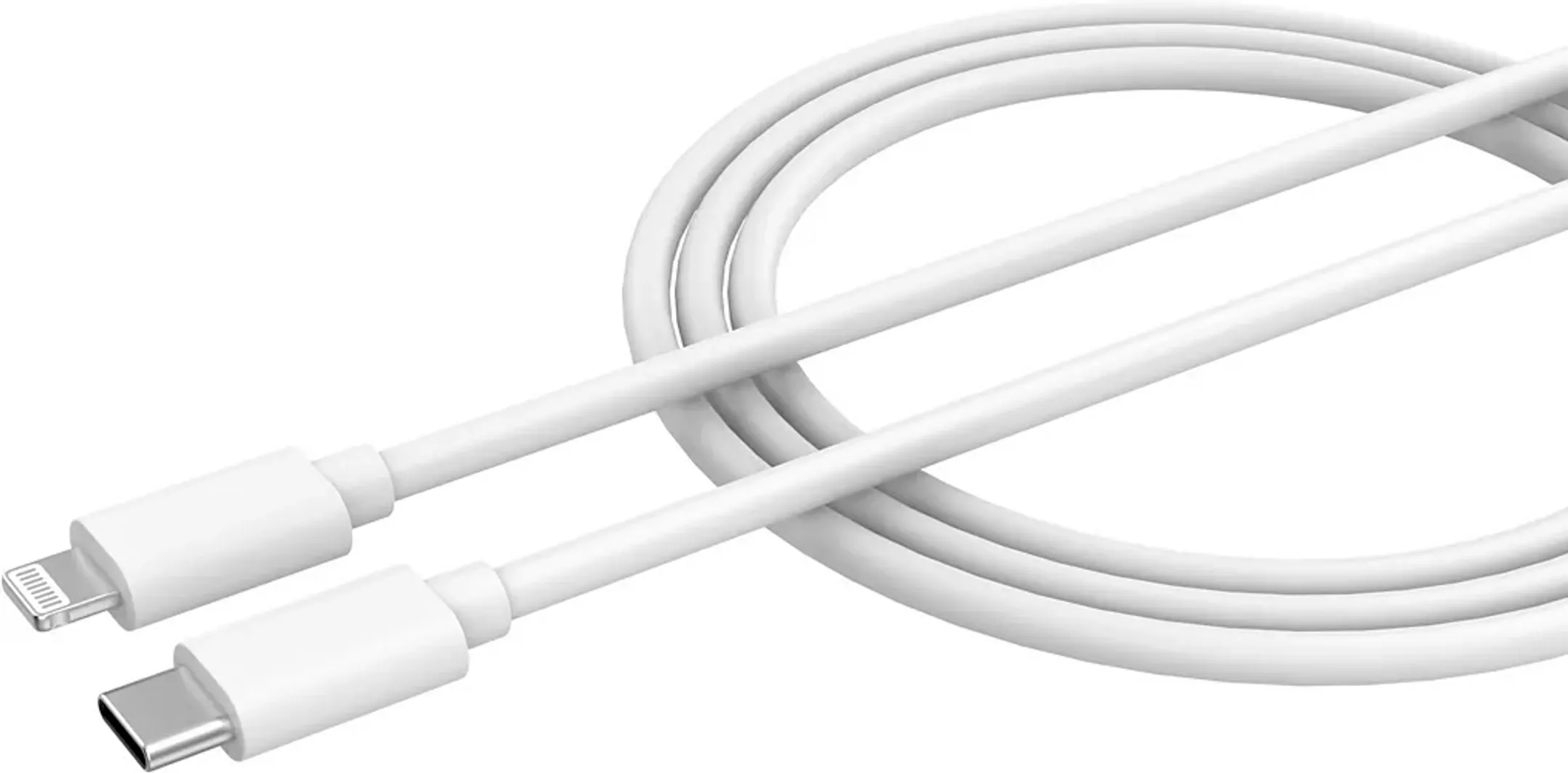 ESSENTIEL-B Chargeur secteur USB-C 20W + Cable Lightning 1m - Blanc image