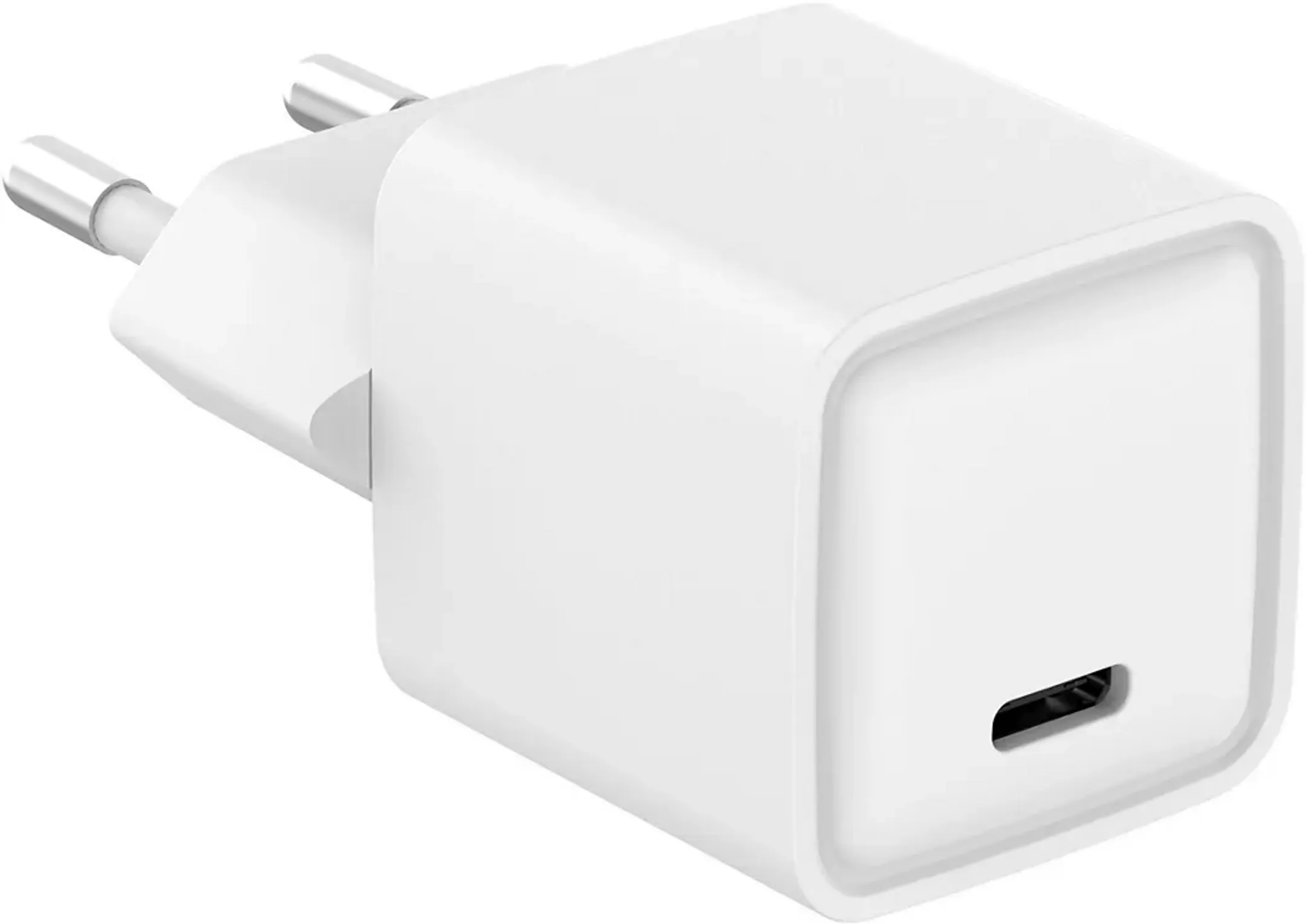 ESSENTIEL-B Chargeur secteur USB-C 20W + Cable Lightning 1m - Blanc image
