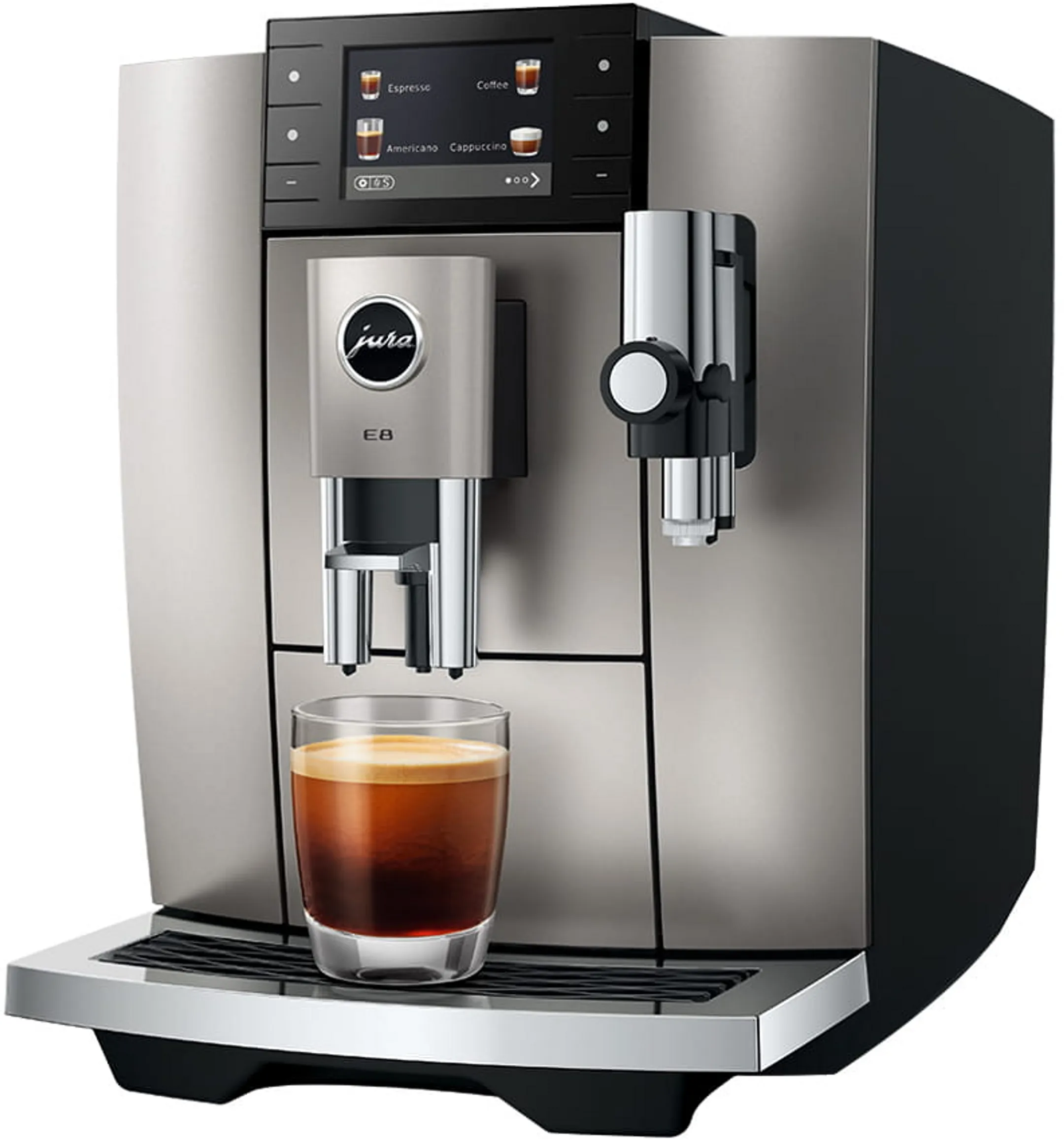 Jura Machine à expresso automatique E8 Midnight Silver ED image