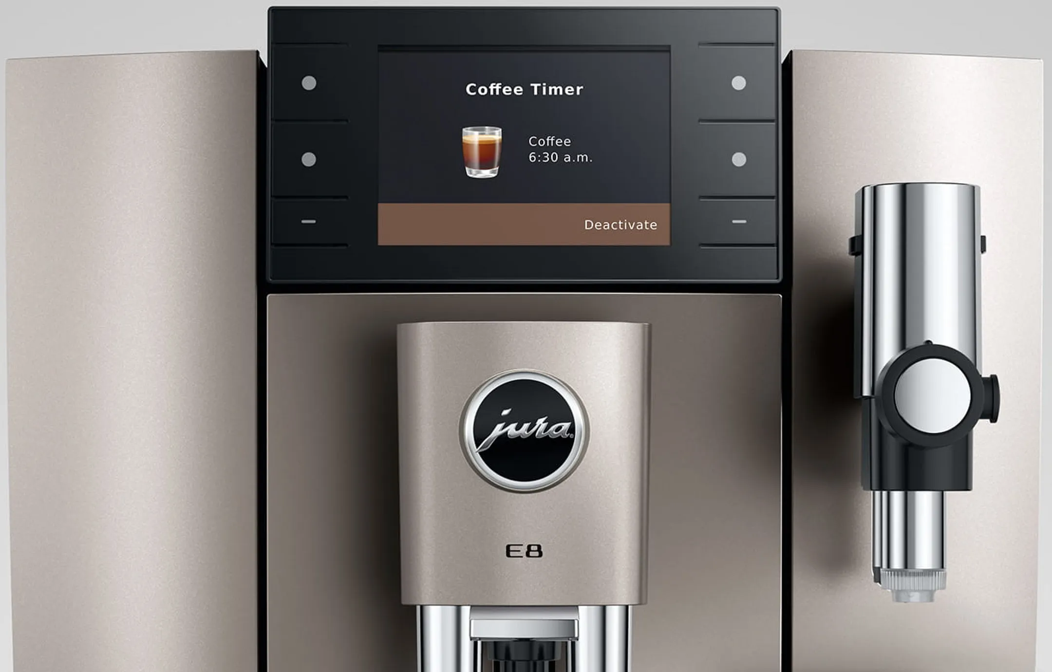 Jura Machine à expresso automatique E8 Midnight Silver ED image