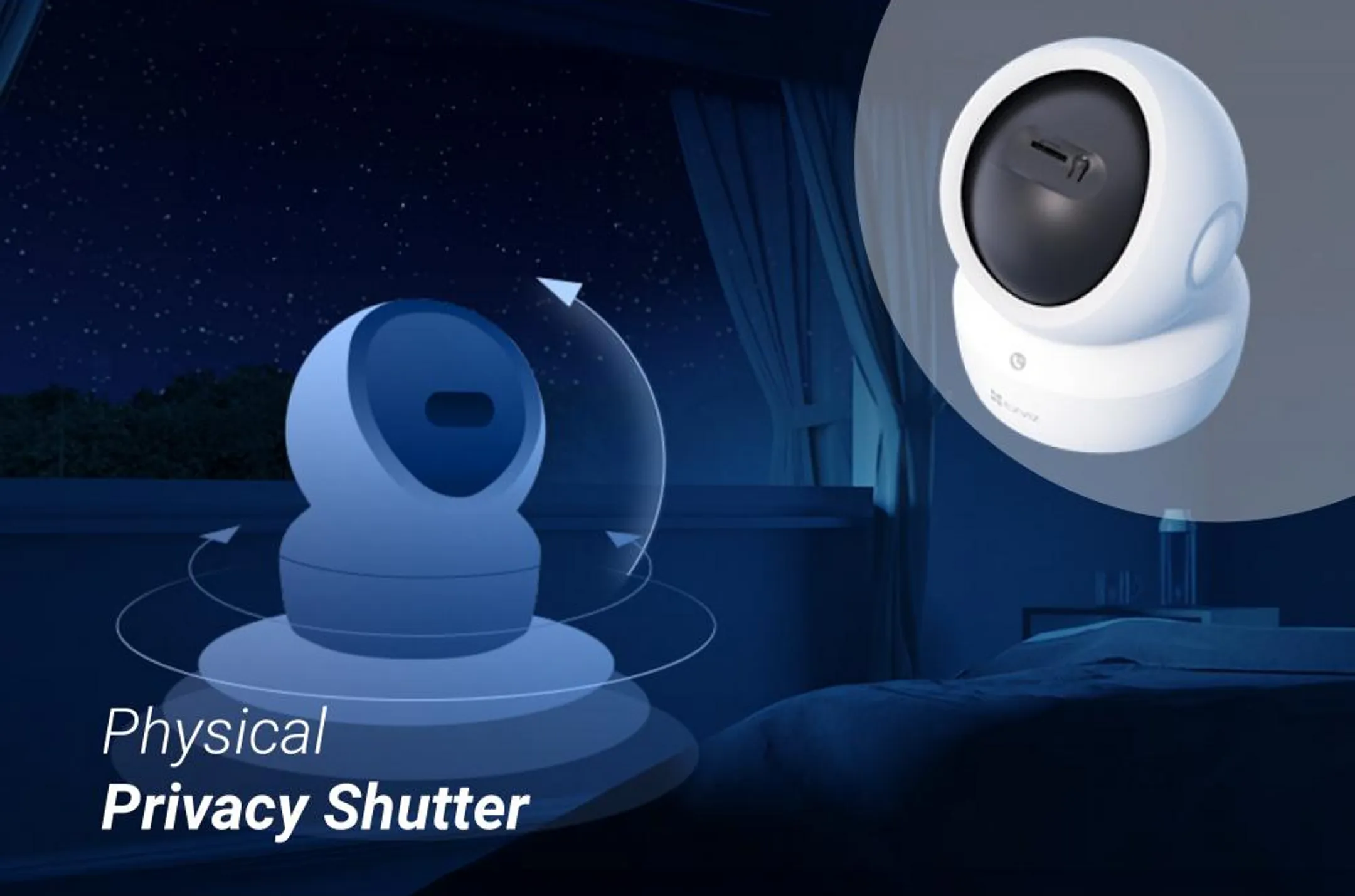 Ezviz Caméra de surveillance intérieur H6c G1 4K image