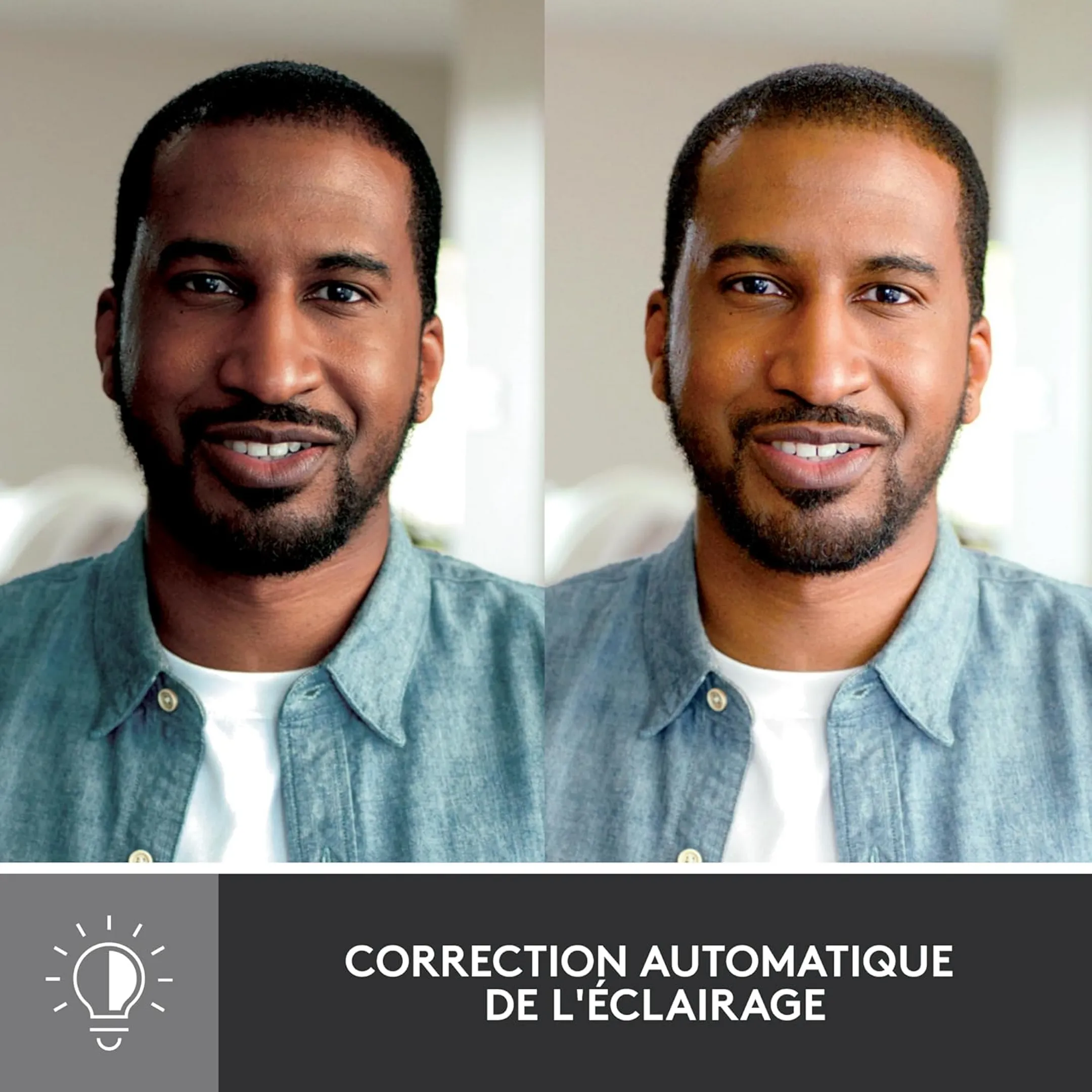 Logitech Webcam FHD Brio 500 - Noir image