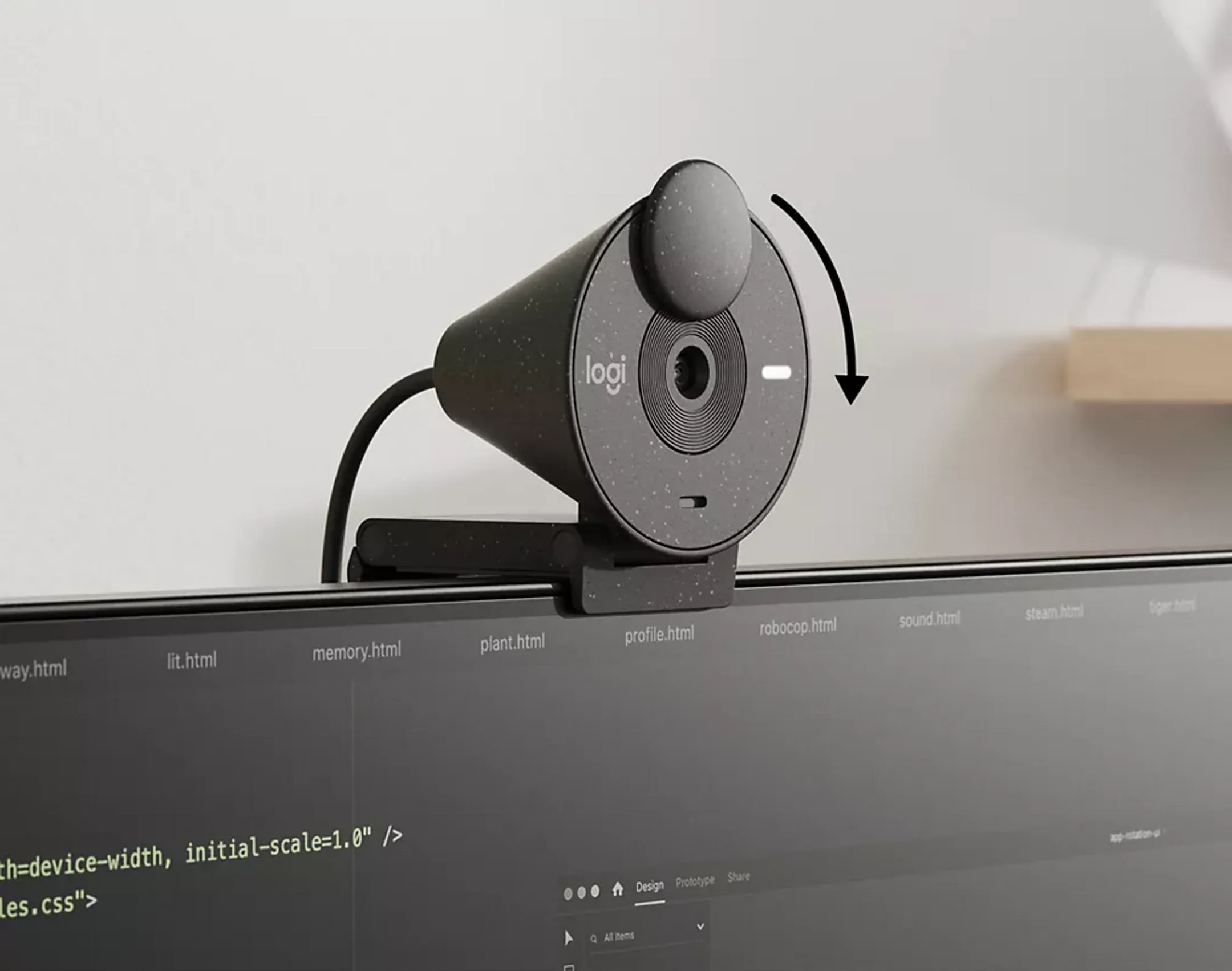 Logitech Webcam FHD Brio 300 - Noir image