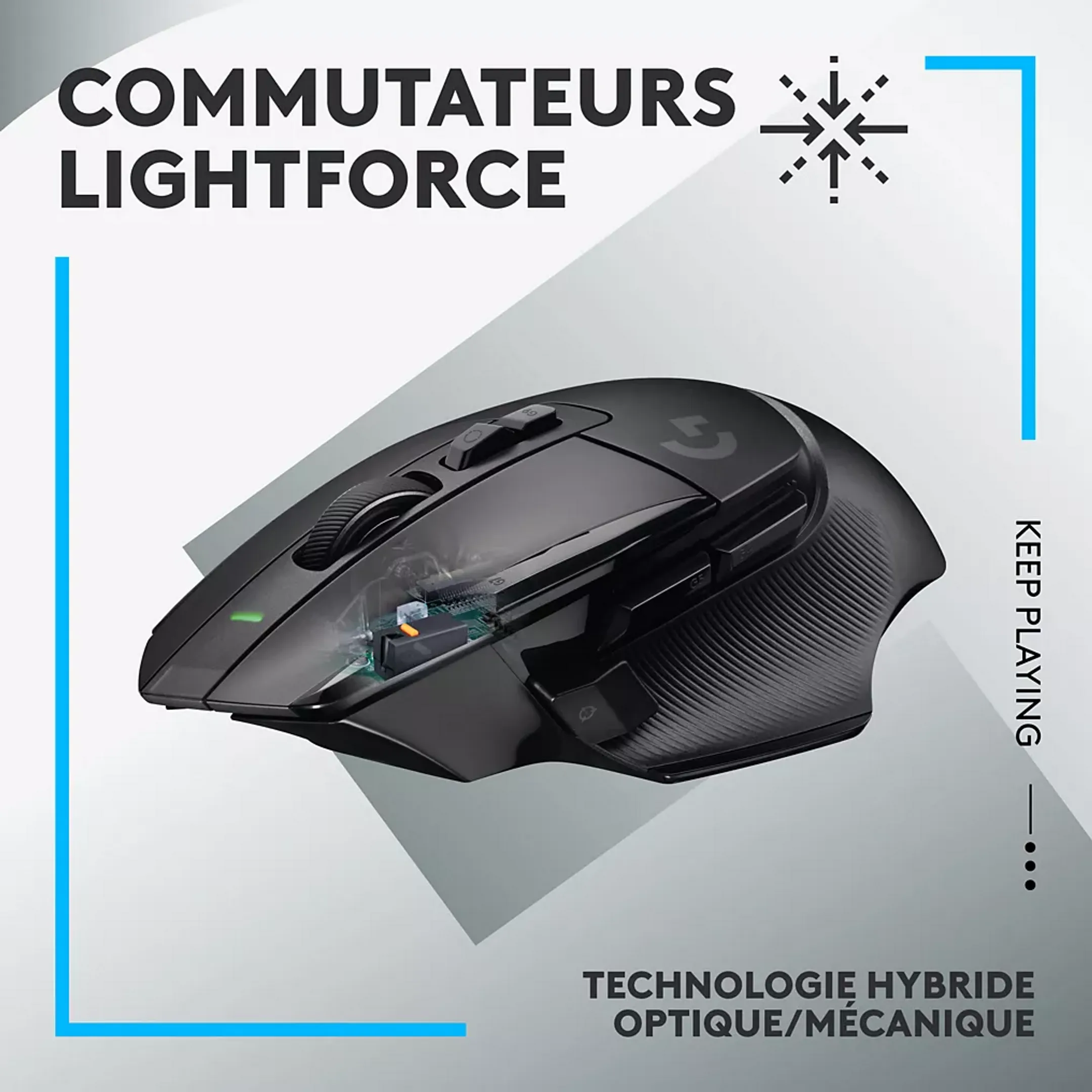 Logitech Souris Gaming sans fil G502 X Lightspeed - Noir image