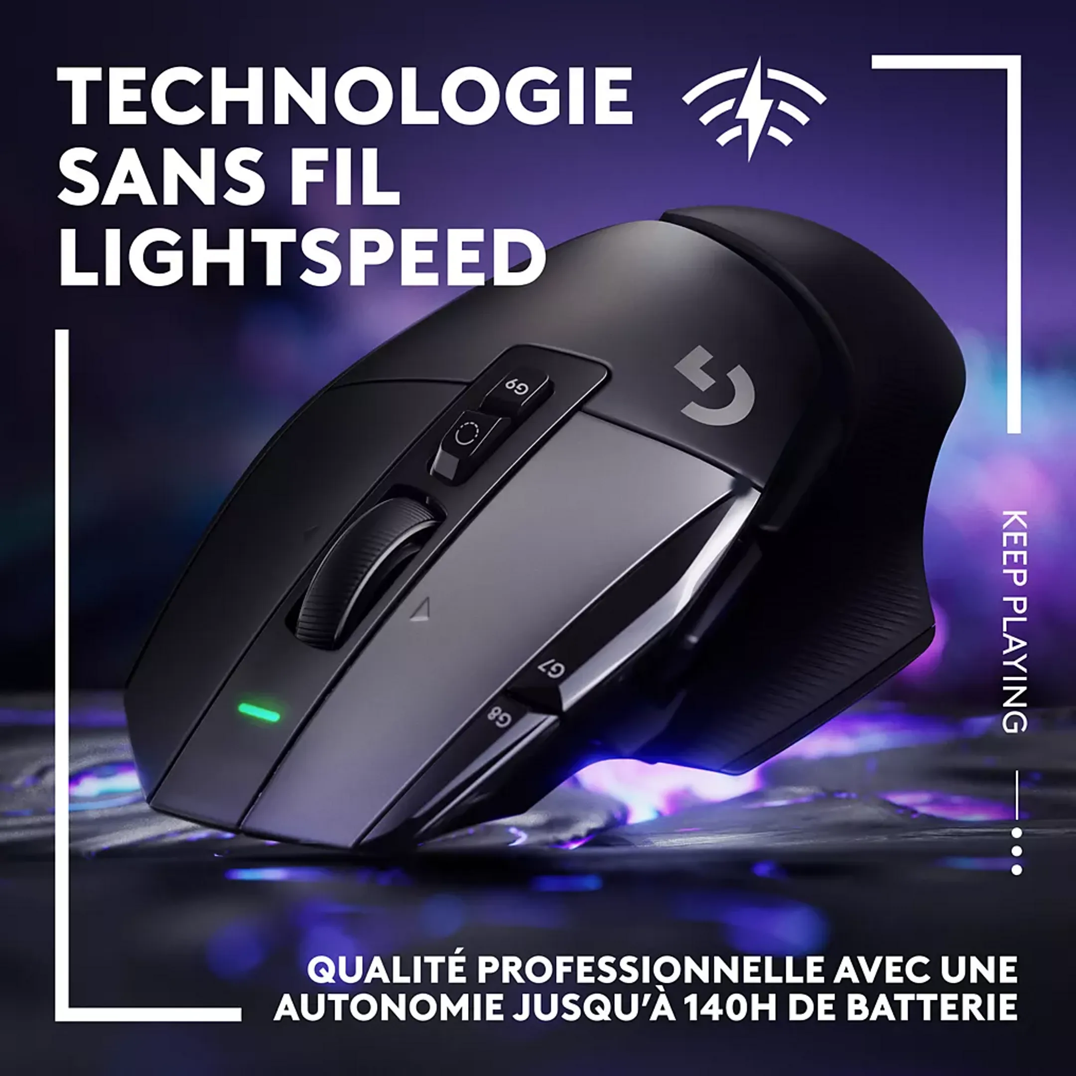 Logitech Souris Gaming sans fil G502 X Lightspeed - Noir image