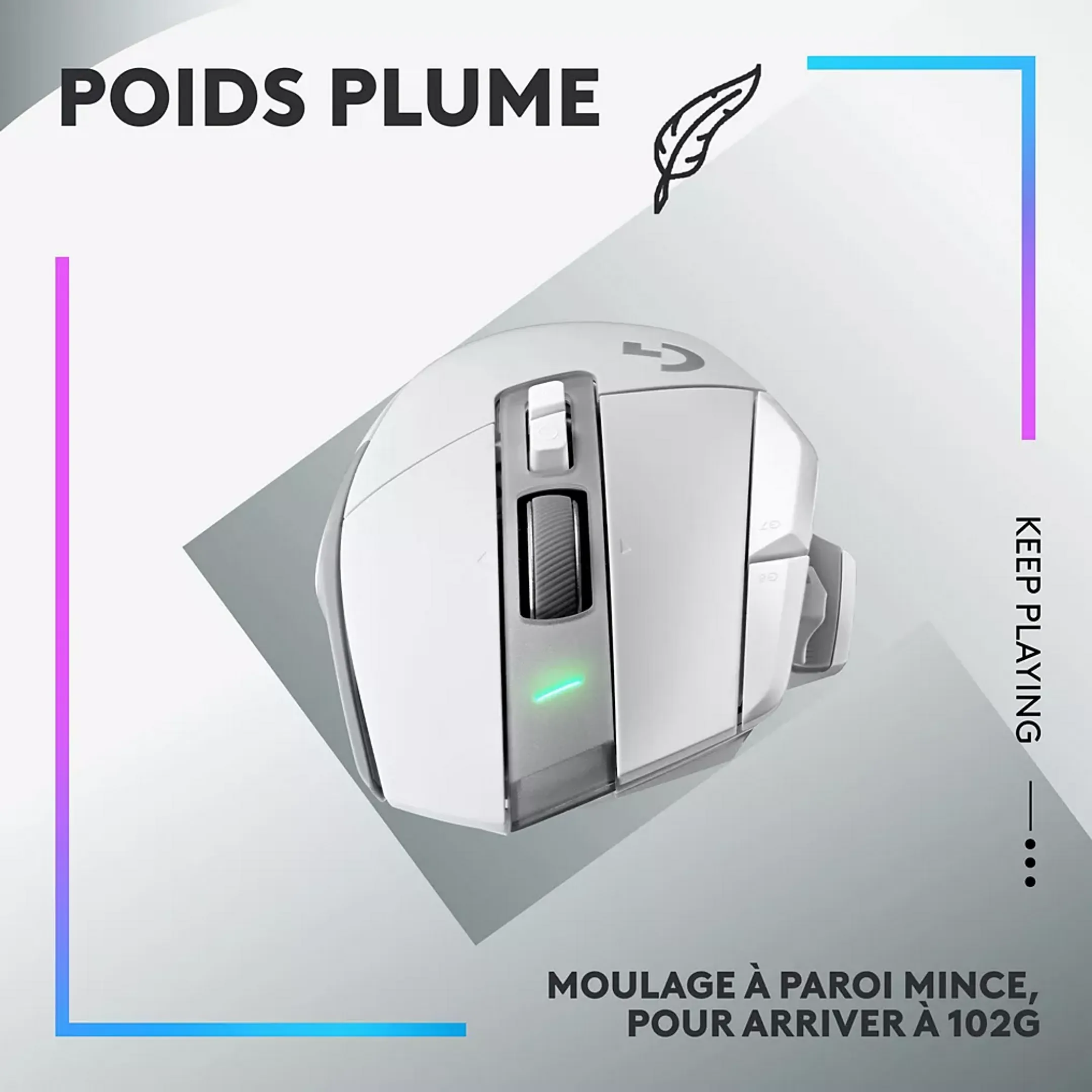 Logitech Souris Gaming sans fil G502 X Lightspeed - Blanc image