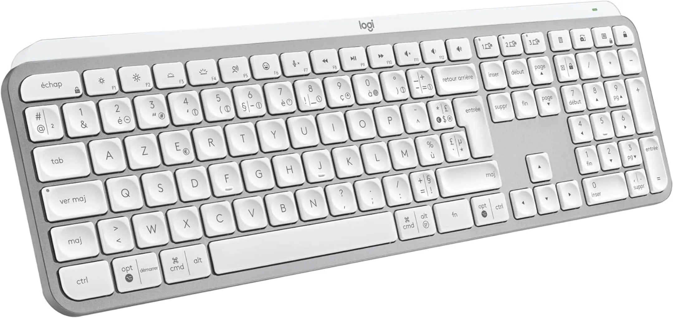 Clavier sans fil MX Key S - AZERTY (FR) - Blanc