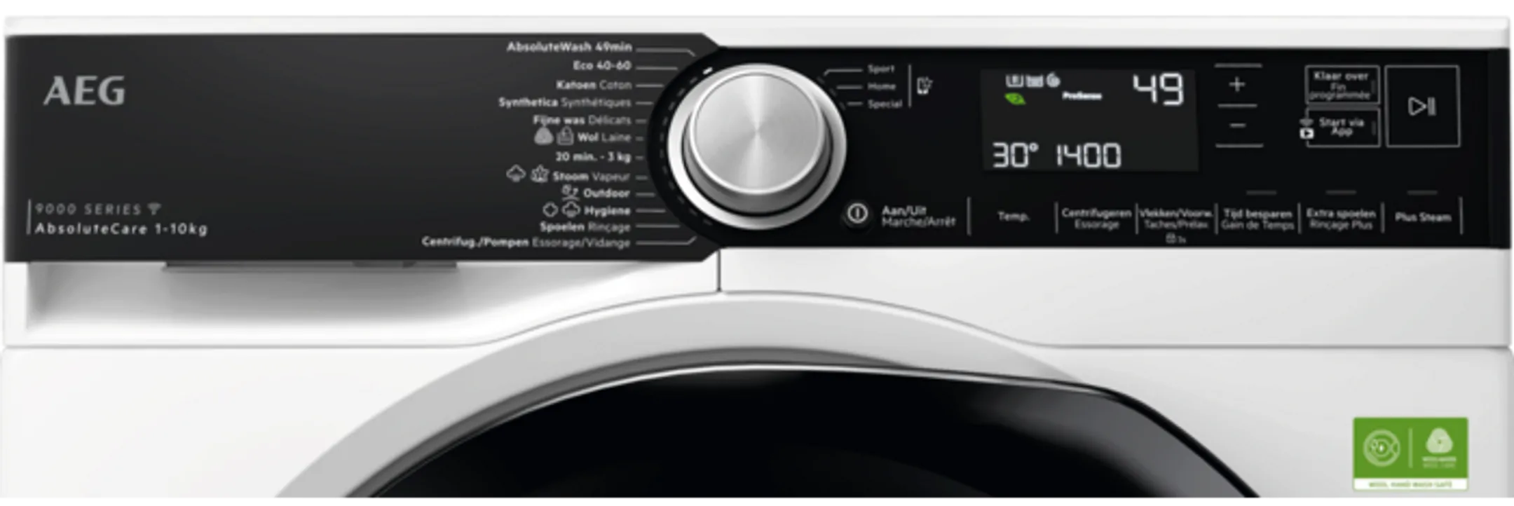 AEG Waschmaschine 9000 AbsoluteCare LR97C148 image