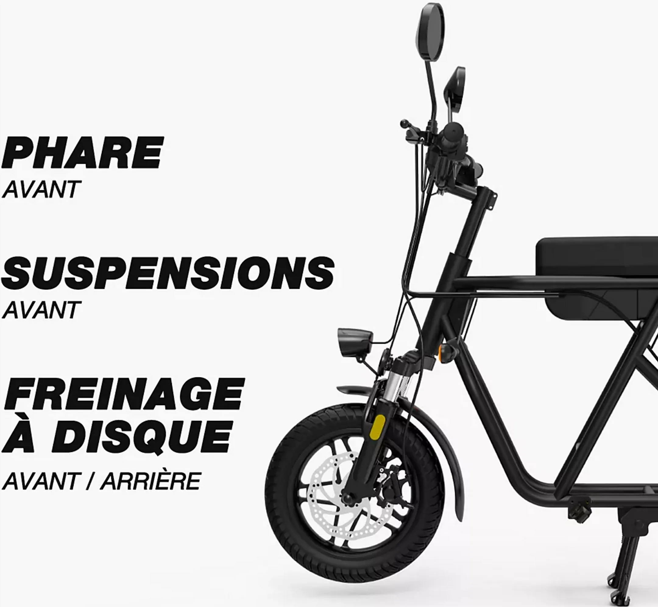 WISPEED Draisienne électrique Wimob Scoot - Noir image