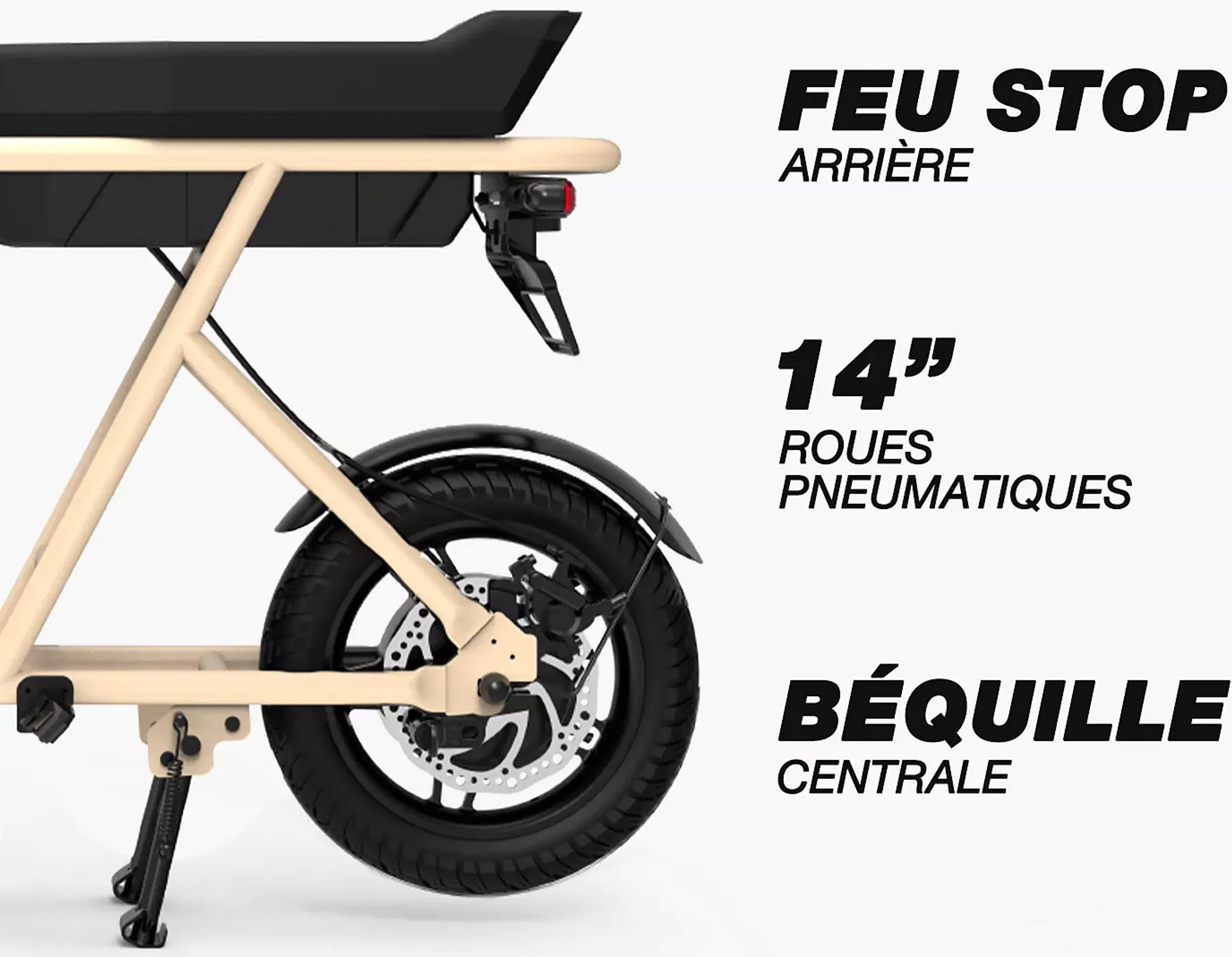WISPEED Draisienne électrique Wimob Scoot - Sable image