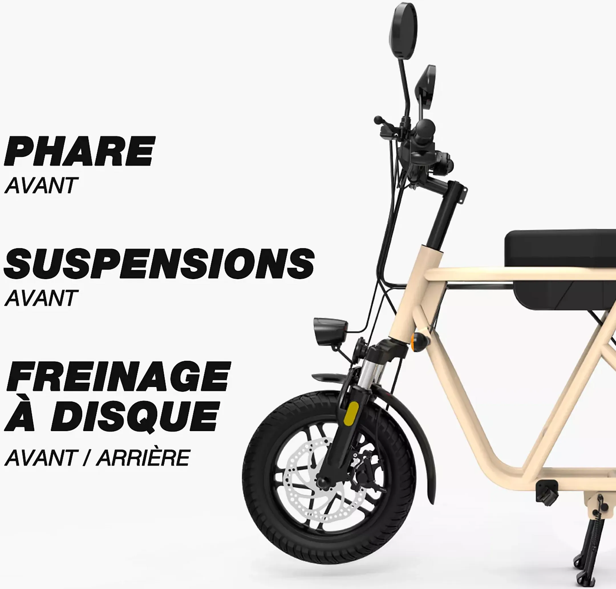 WISPEED Draisienne électrique Wimob Scoot - Sable image