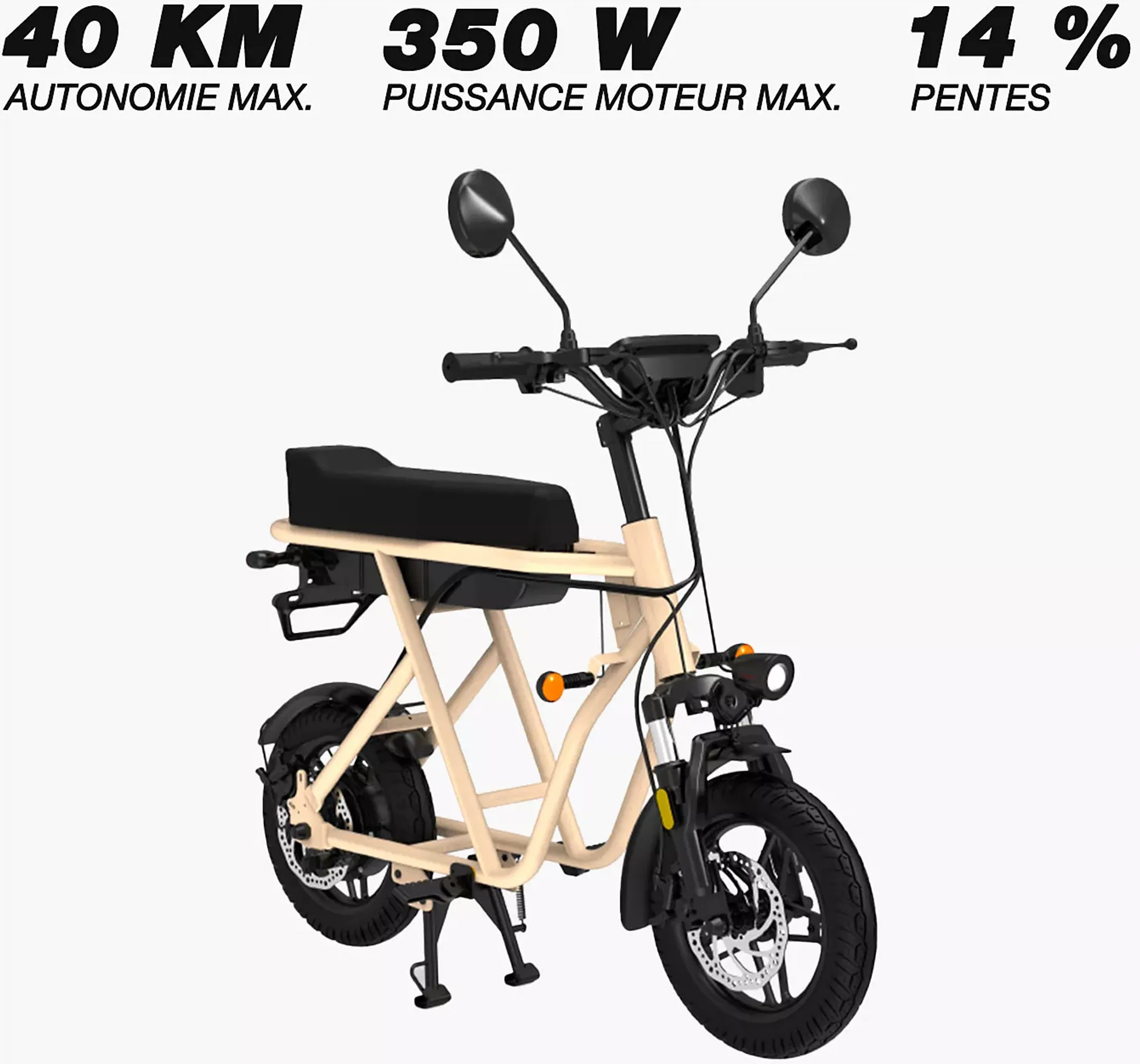 WISPEED Draisienne électrique Wimob Scoot - Sable image