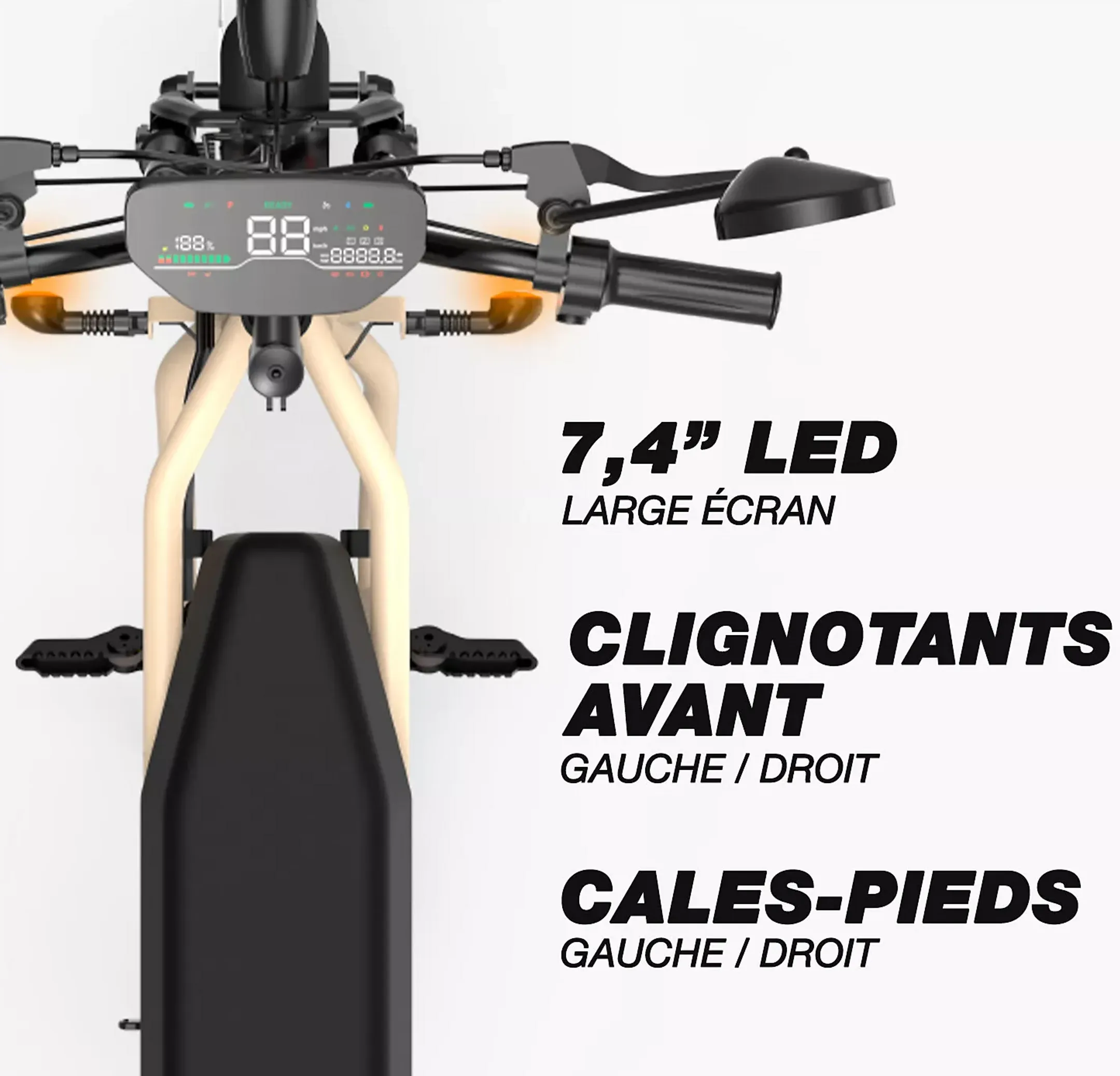 WISPEED Draisienne électrique Wimob Scoot - Sable image