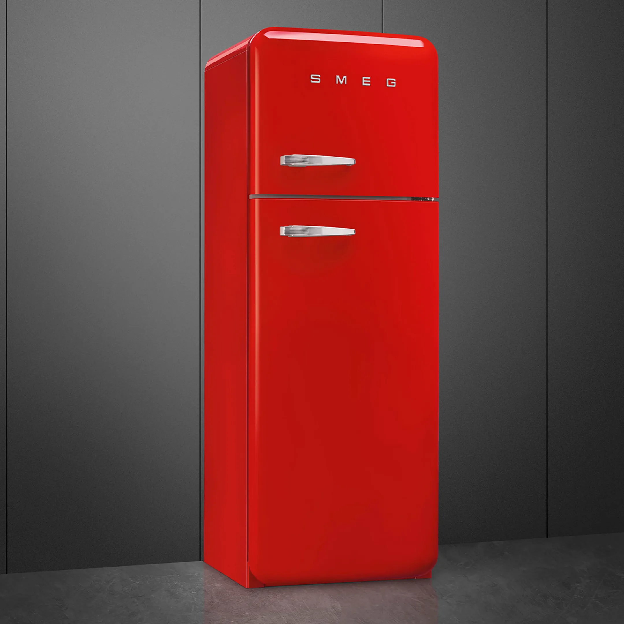 Smeg Fridge freezer combo FAB30RRD6 - Red image