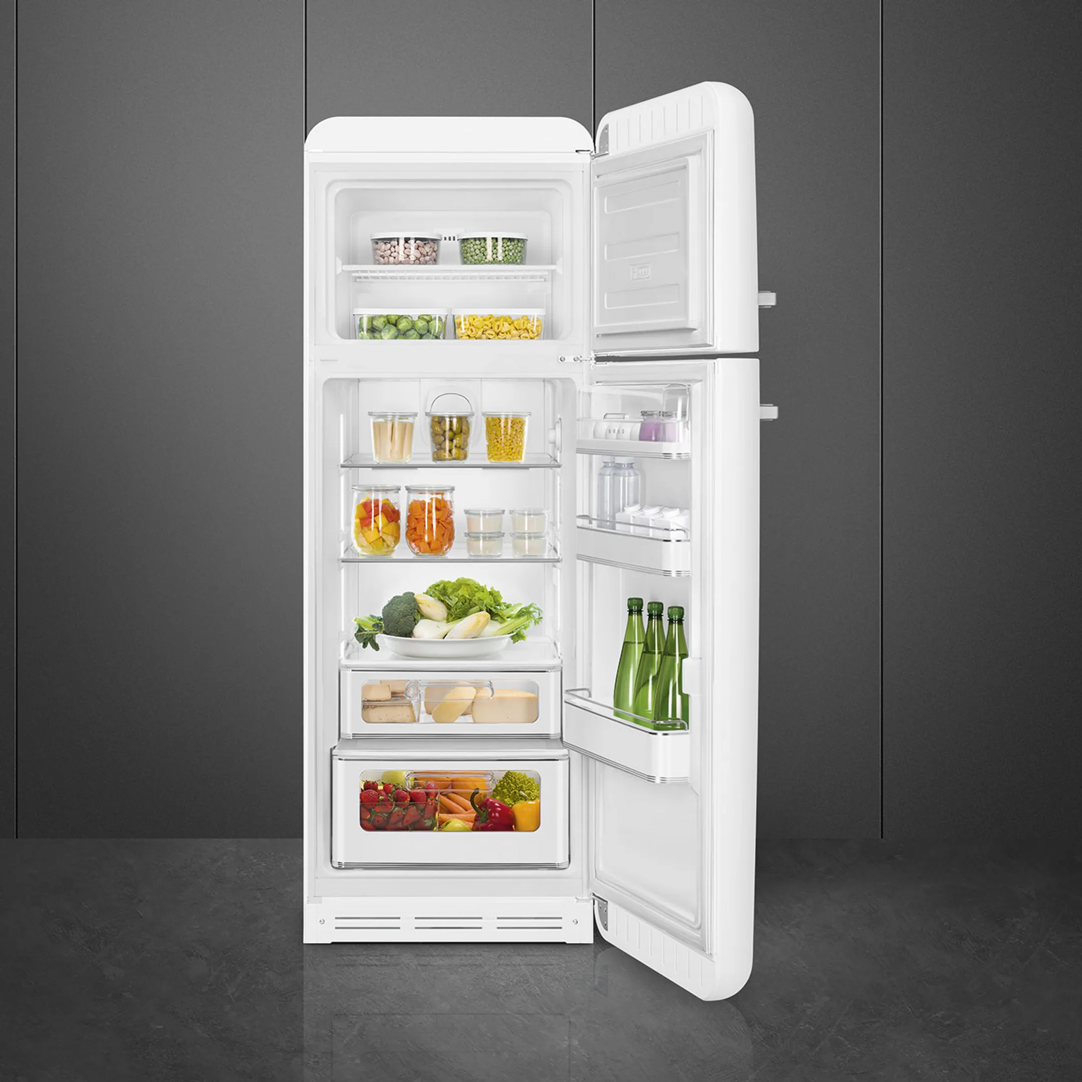 Smeg Combi frigo congélateur FAB30RWH6 - Blanc image