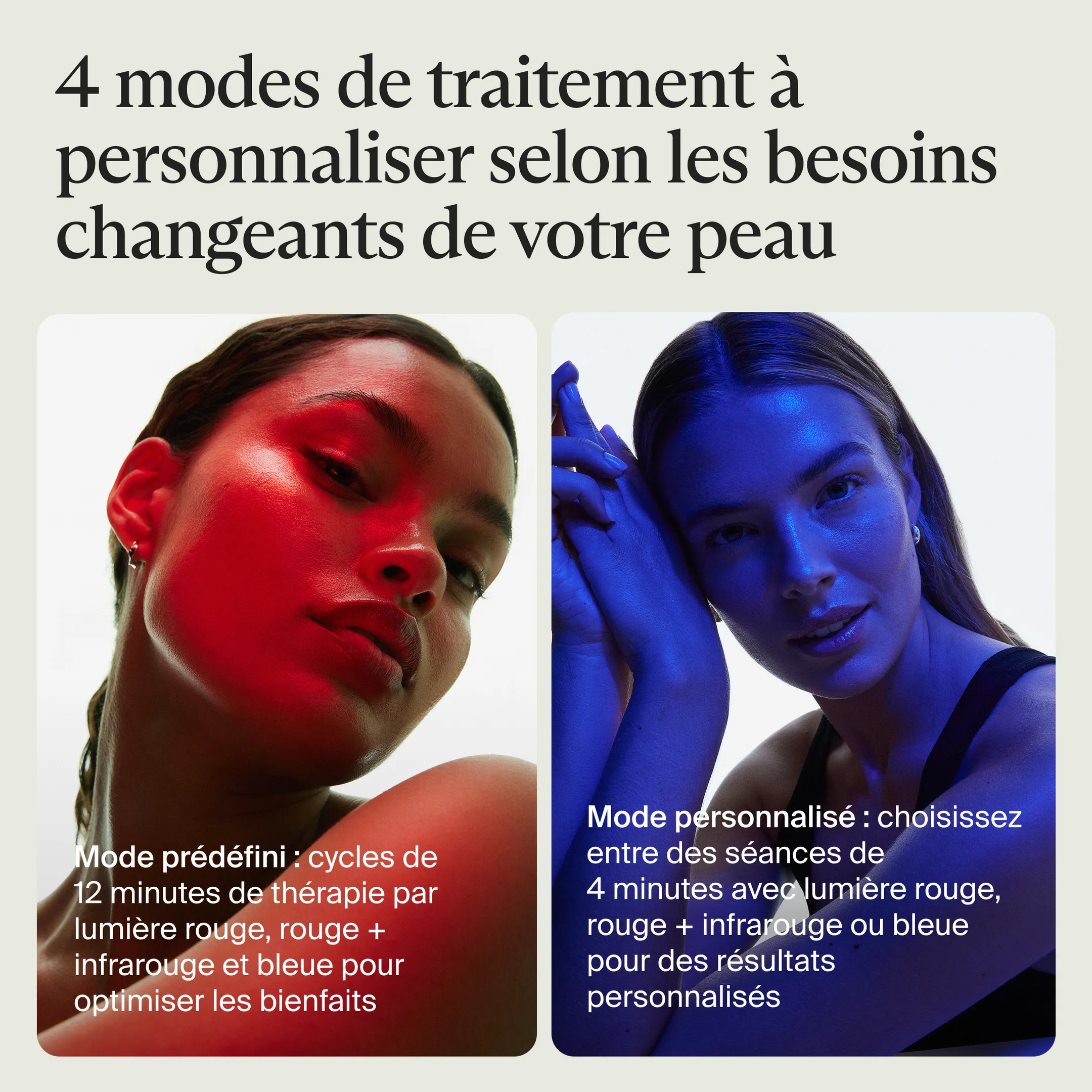 Therabody Masque LED TheraFace Mask Glo - Blanc image