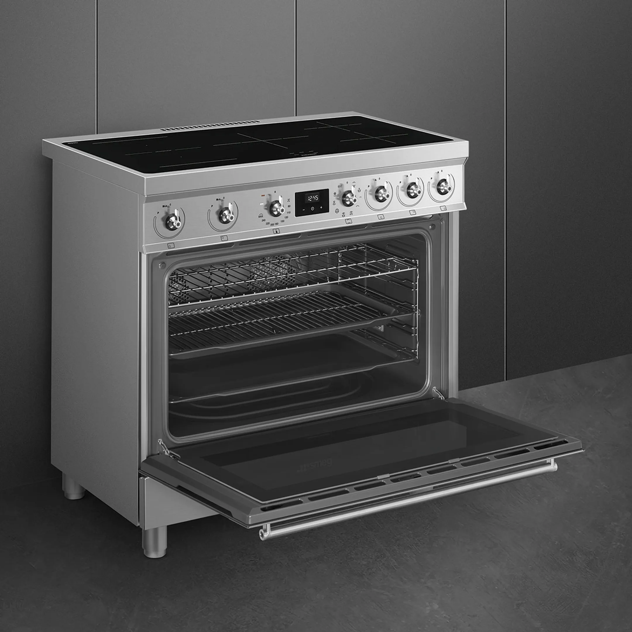 Smeg Cuisinière induction Classica Sinfonia C9IMX2 - Inox  image