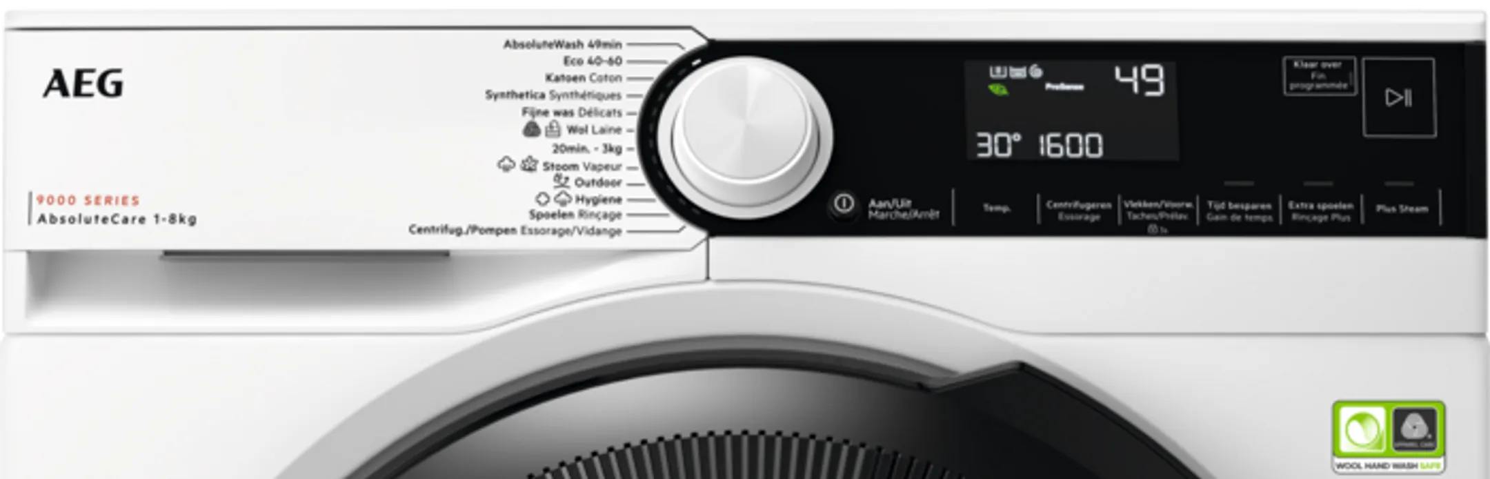 AEG Lave-linge 9000 AbsoluteCare LR9586BN4 image