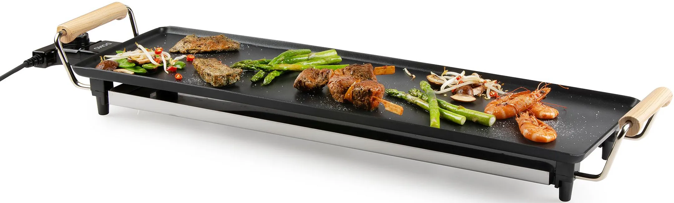 Plancha XL Family – 1800 W – Holzoptik