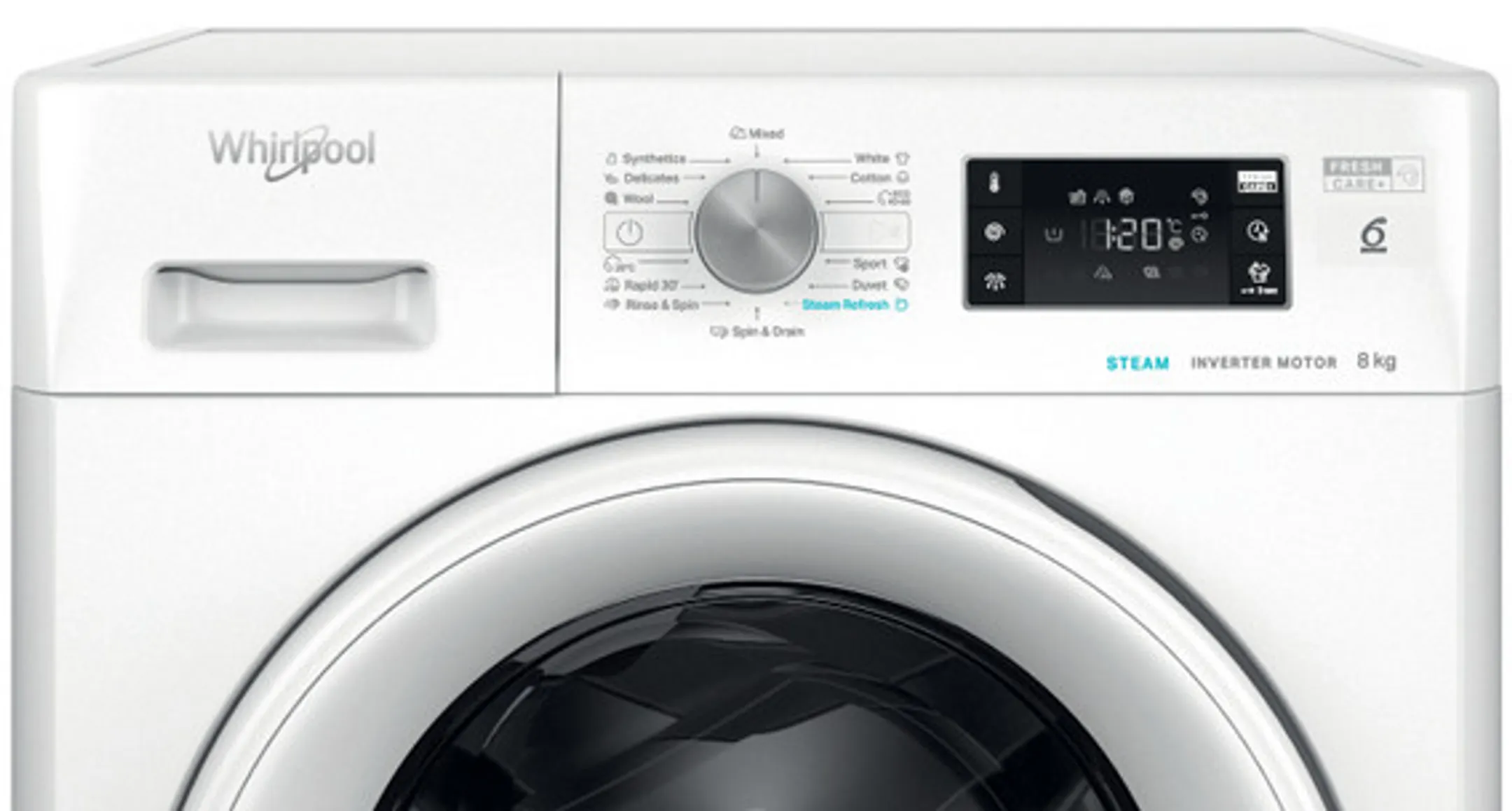 Whirlpool Lave-linge FreshCare+ Steam FFB 8489 WV EE image