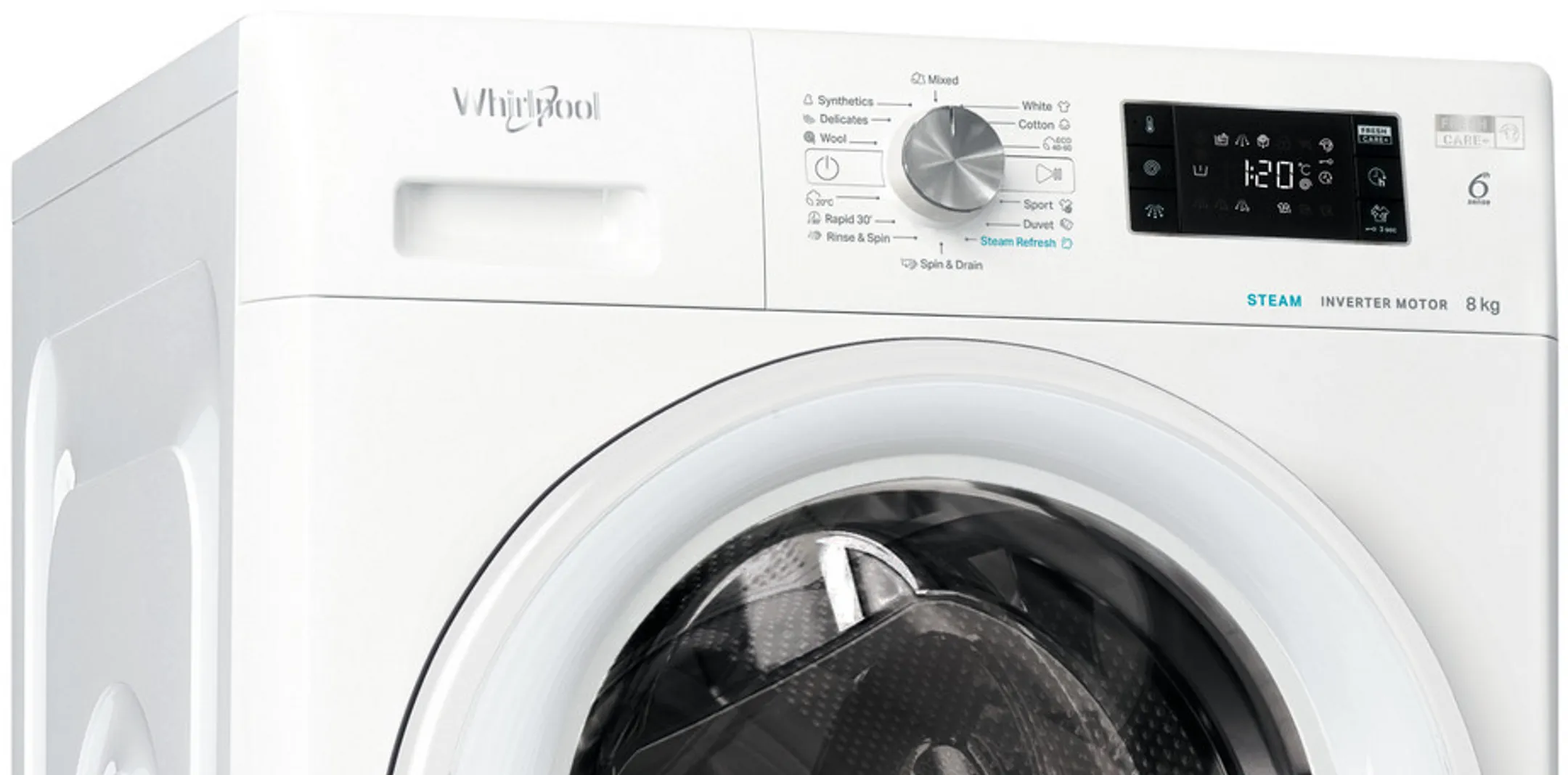 Whirlpool Lave-linge FreshCare+ Steam FFB 8489 WV EE image