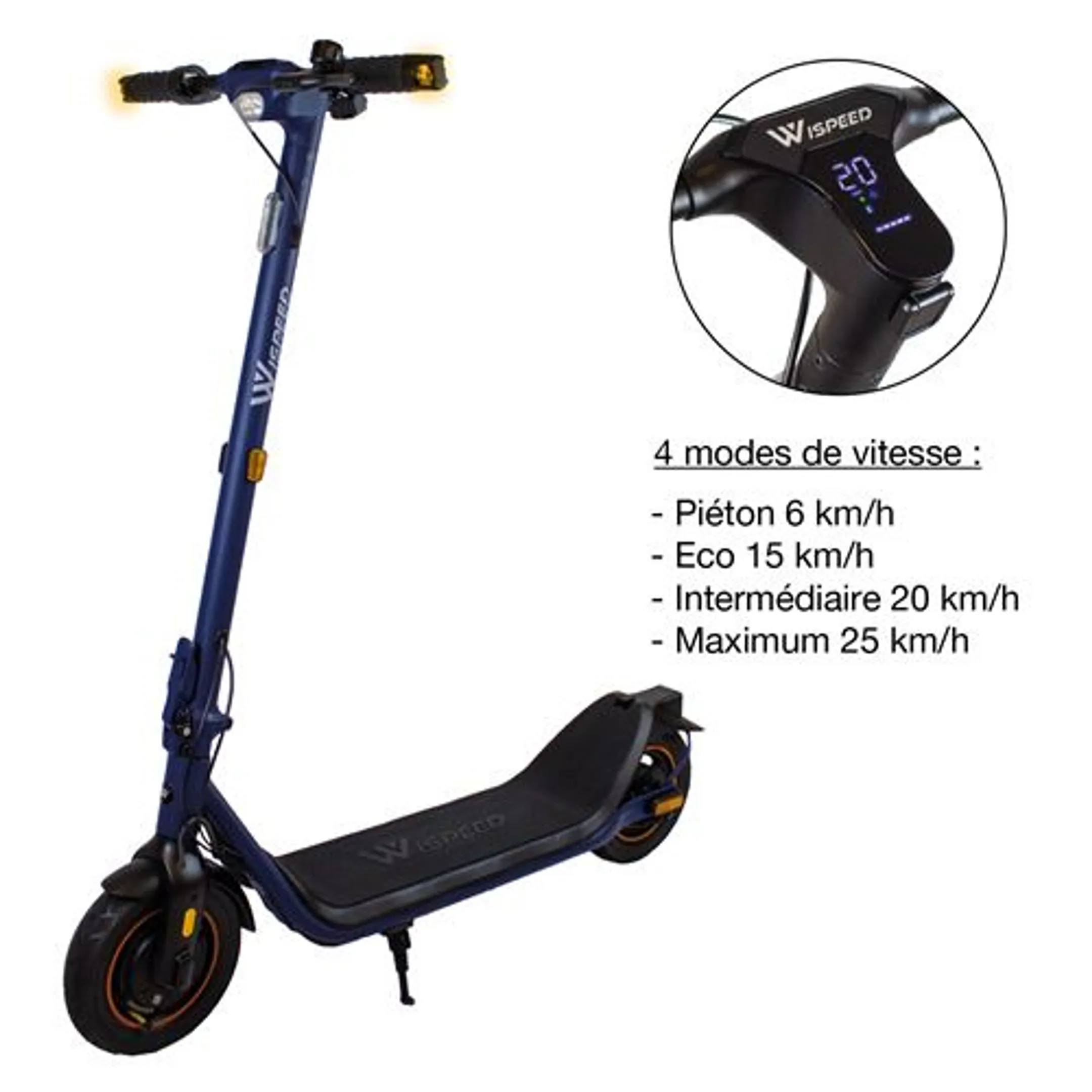 WISPEED Trottinette électrique C10-55 Max - Bleu image