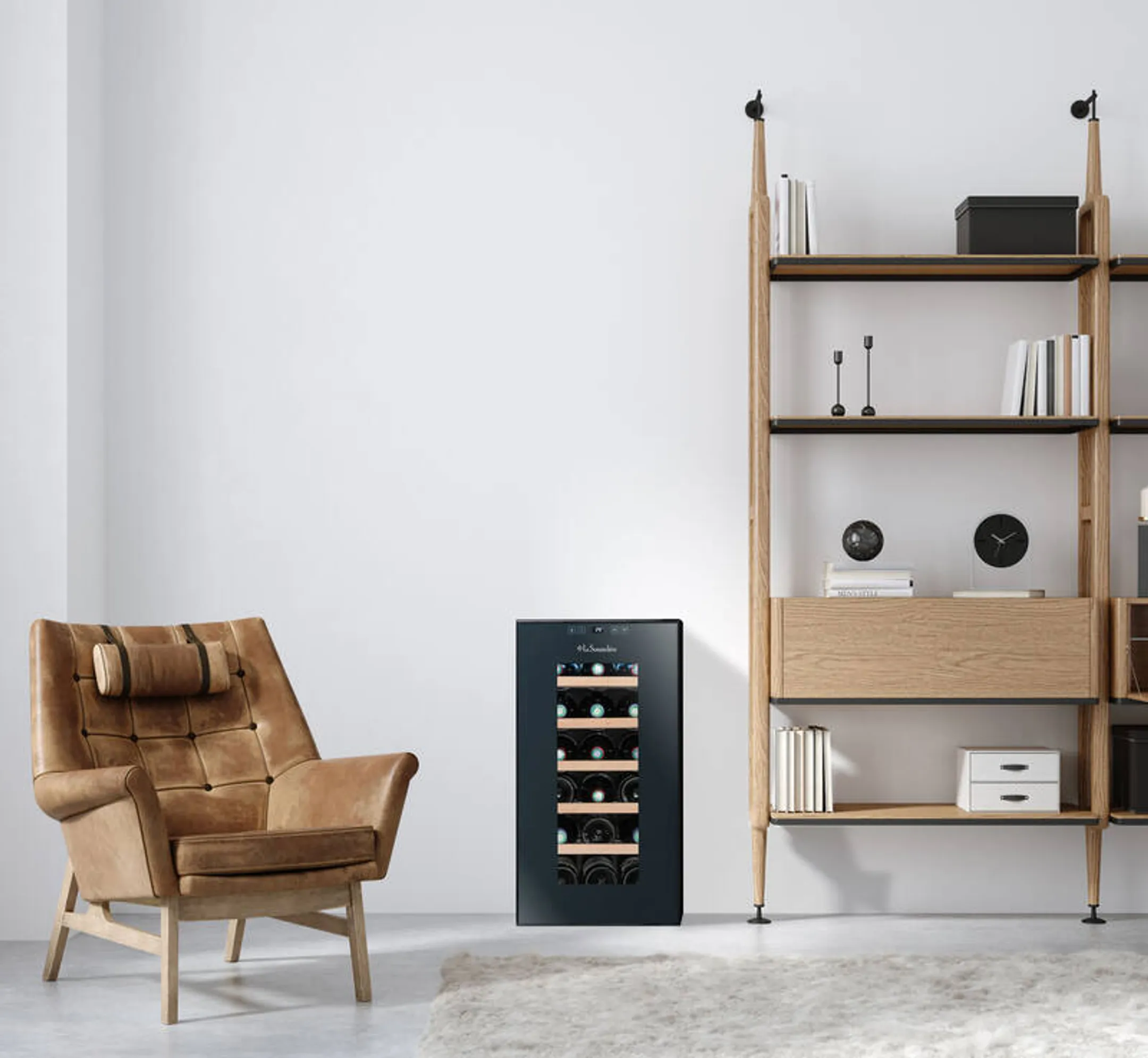 La Sommelière Cave à vin LS18Silence - 18 bouteilles image